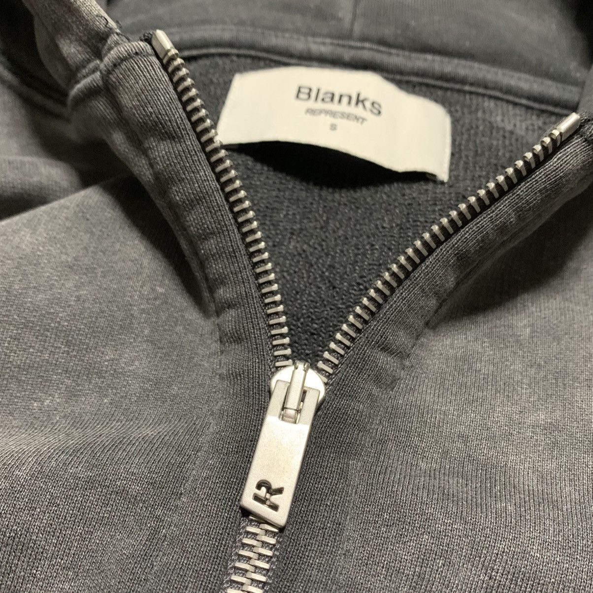 Represent Clo. Represent Small Blanks Hoodie Zip Vintage Grey Distressed Size US S / EU 44-46 / 1 - 4 Thumbnail