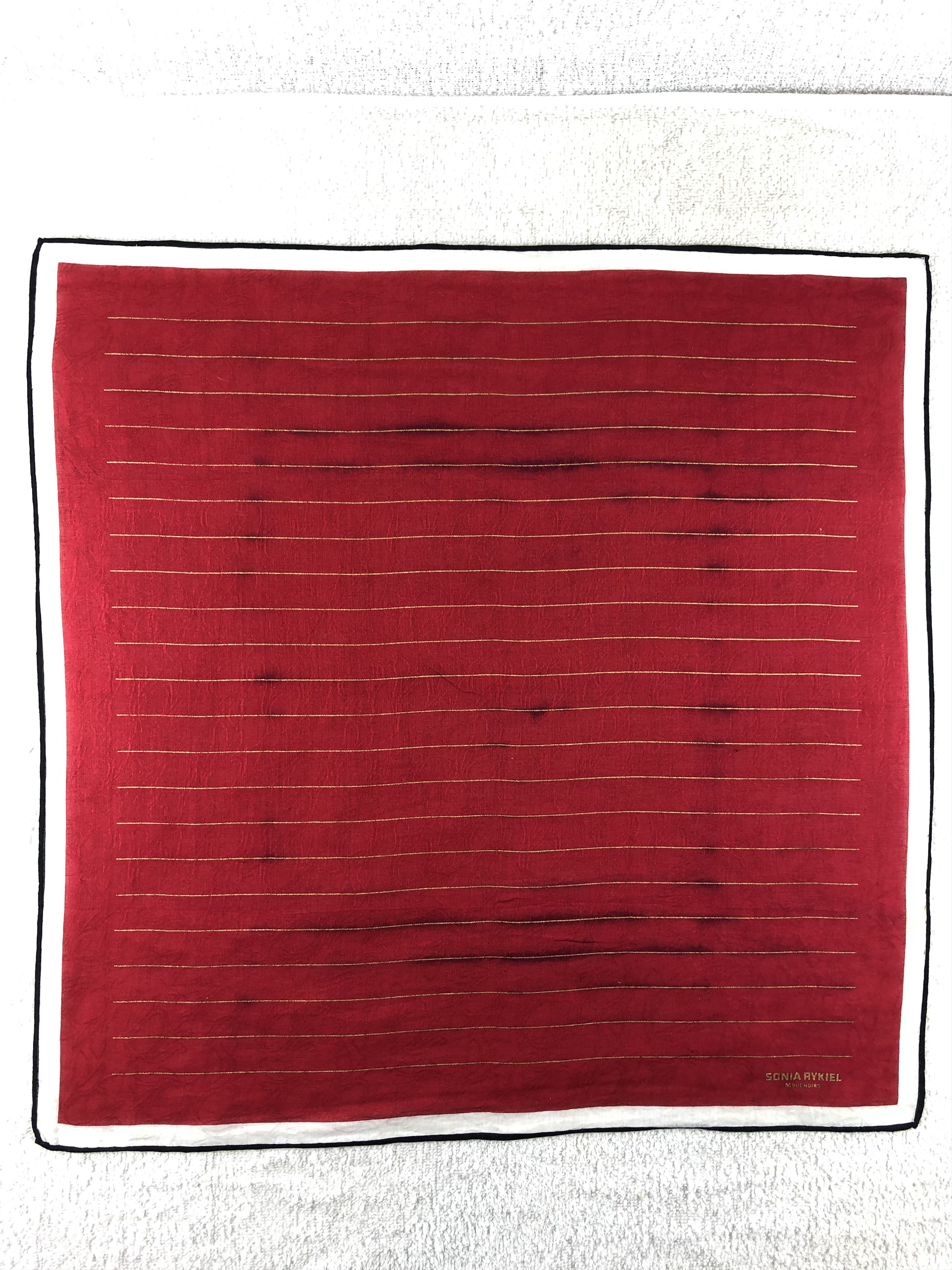 Sonia Rykiel × Vintage Sonia Rykiel Handkerchief / Bandana / Neckerchief Size ONE SIZE - 3 Thumbnail