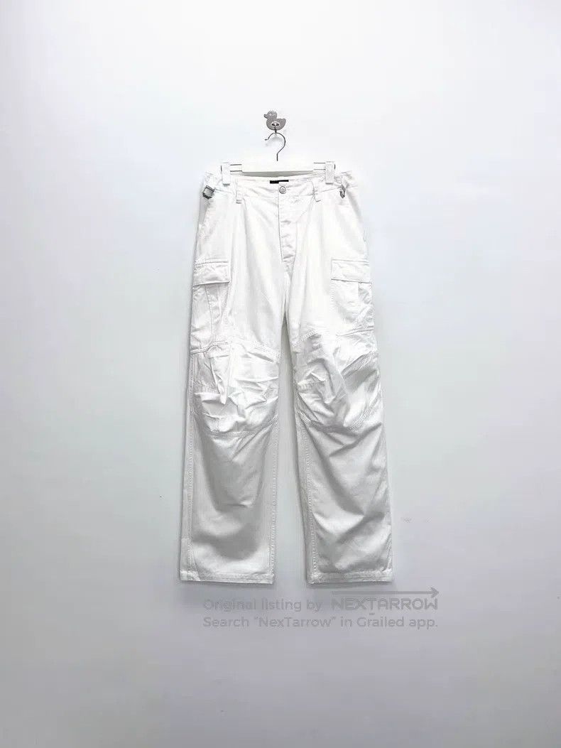 Balenciaga Balenciaga size XXS White Coated Oversized Heavy Duty Work Size US 27 - 1 Thumbnail