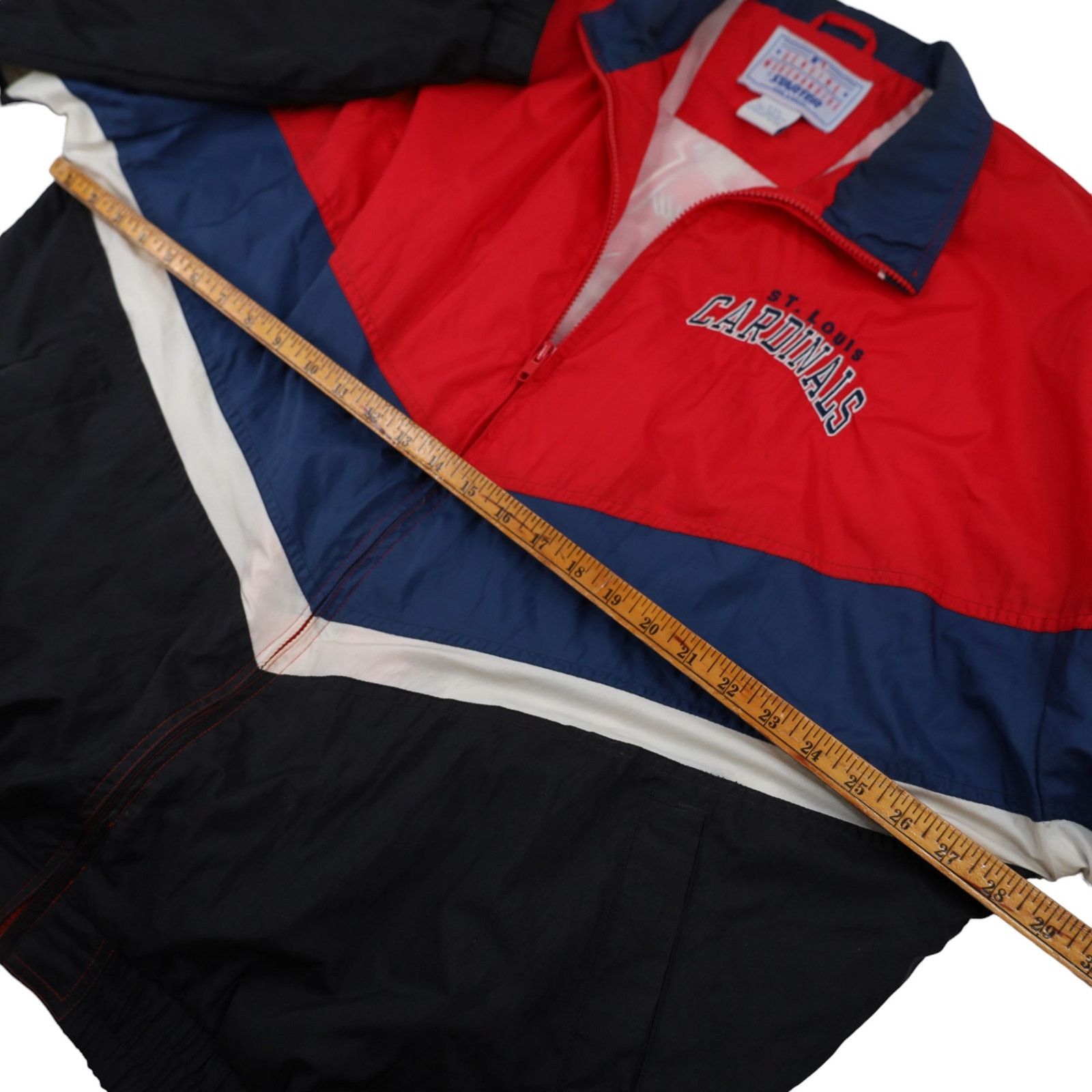 MLB × Starter × Vintage VTG Starter St. Louis Cardinals All Sewn Windbreaker Jacket Size US XXL / EU 58 / 5 - 6 Thumbnail