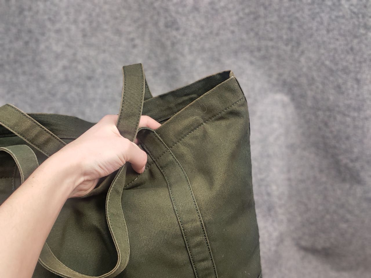 Maison Kitsune Maison Kitsuné Tote Fox Shopper Zip Bag Green Faded Color Size ONE SIZE - 16 Thumbnail