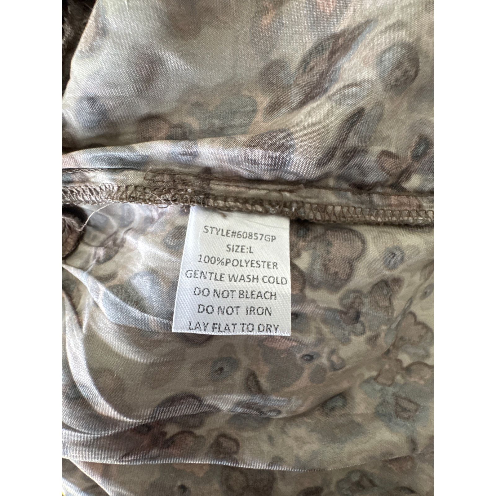 Grade & Gather GRADE & GATHER Printed Smocked Waist Multicolor Mini Dress Size L / US 10 / IT 46 - 10 Thumbnail