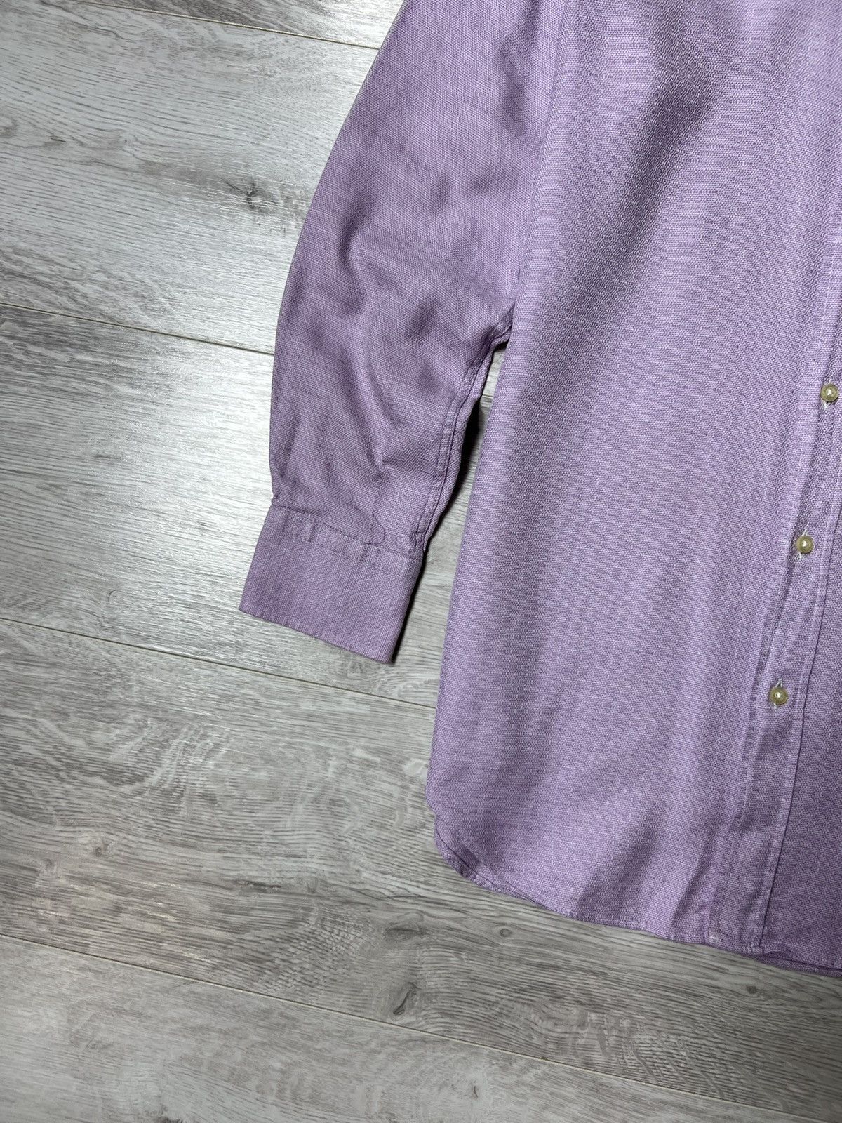Etro Etro Milano Long Sleeve Linen Button Up Shirt Size US M / EU 48-50 / 2 - 6 Thumbnail