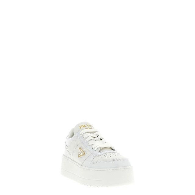 Prada PRADA Downtown Bold White Leather Sneakers New & Authentic ( Size US 9 / IT 39 - 2 Thumbnail