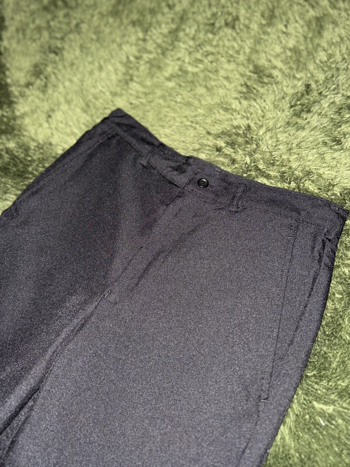 Comme des Garcons Black [XS] Comme des Garçons BLACK 16SS Cropped Polyester Pants Size US 29 - 2 Thumbnail