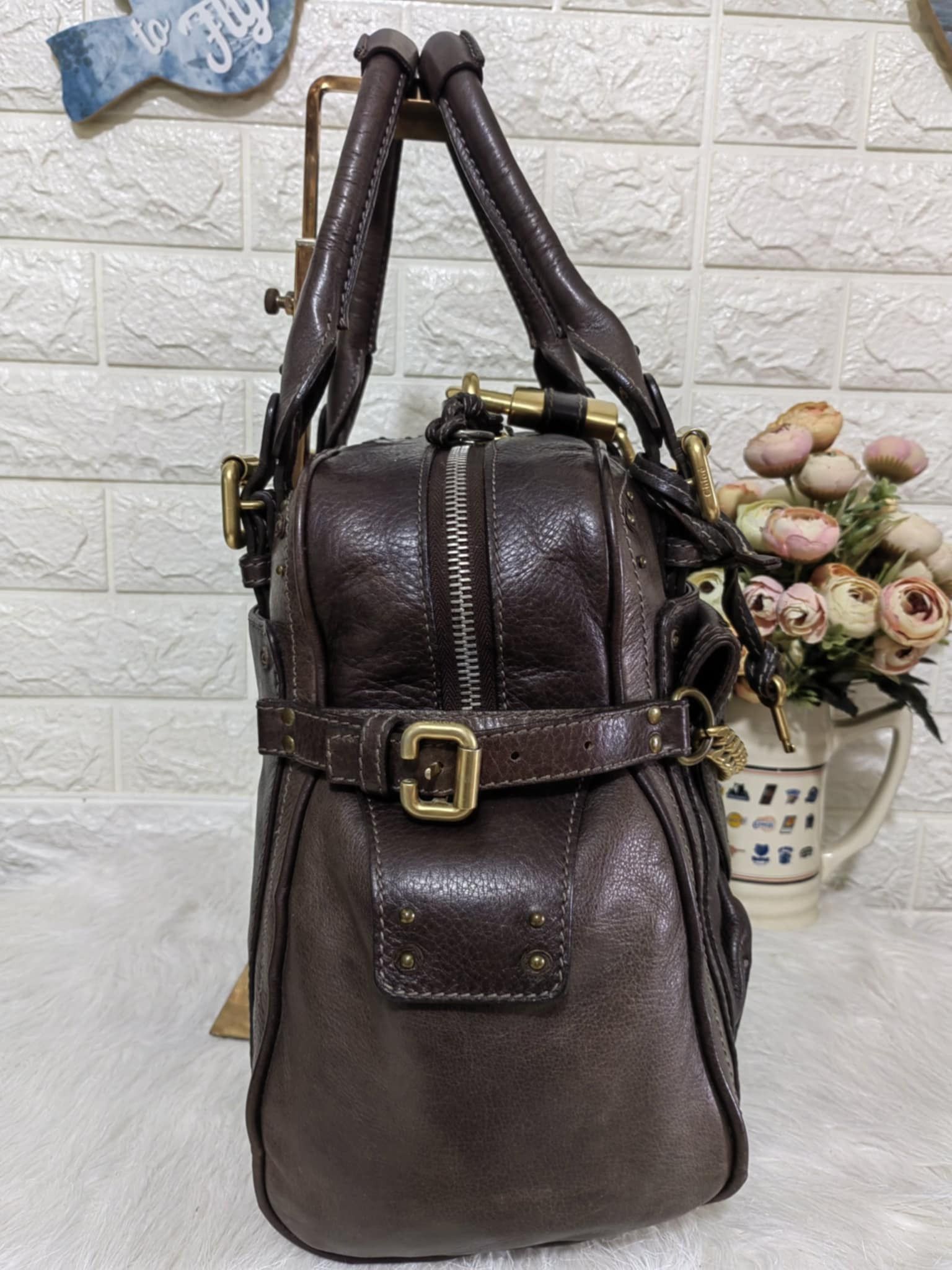 Chloe CHLOE PADDINGTON LARGE DOME LEATHER SATCHEL RARE Size ONE SIZE - 8 Thumbnail