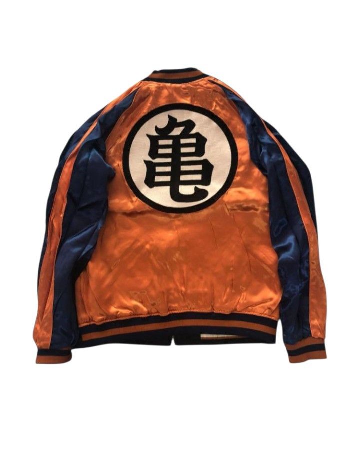 Anime Dragon Ball Goku Super Saiyan Sukajan Reversible Jacket Size US L / EU 52-54 / 3 - 2 Thumbnail