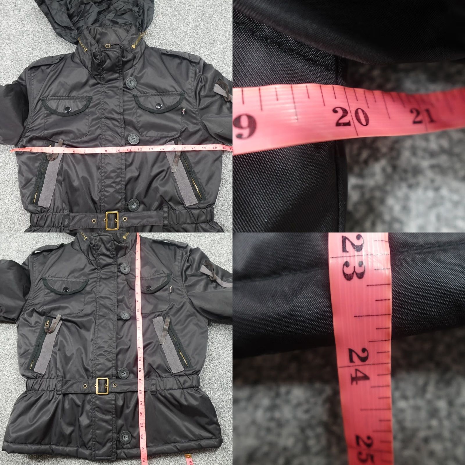 Alpha Industries Alpha Industries Jacket Womens Large Black Nylon Hooded Pockets Size L / US 10 / IT 46 - 8 Thumbnail