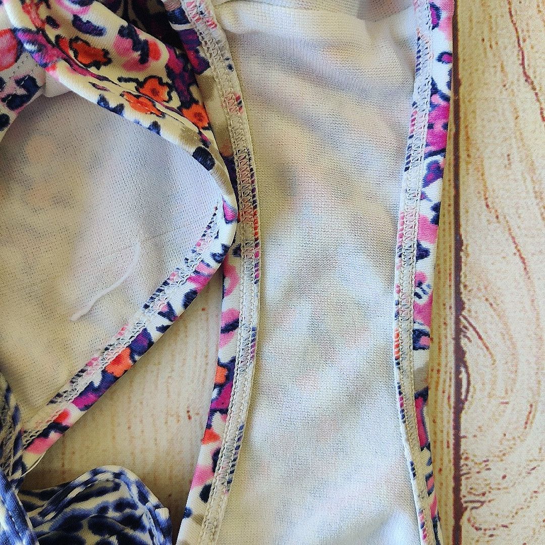Athleta Athleta floral high top halter bikini set sz XS/S Size ONE SIZE - 10 Thumbnail