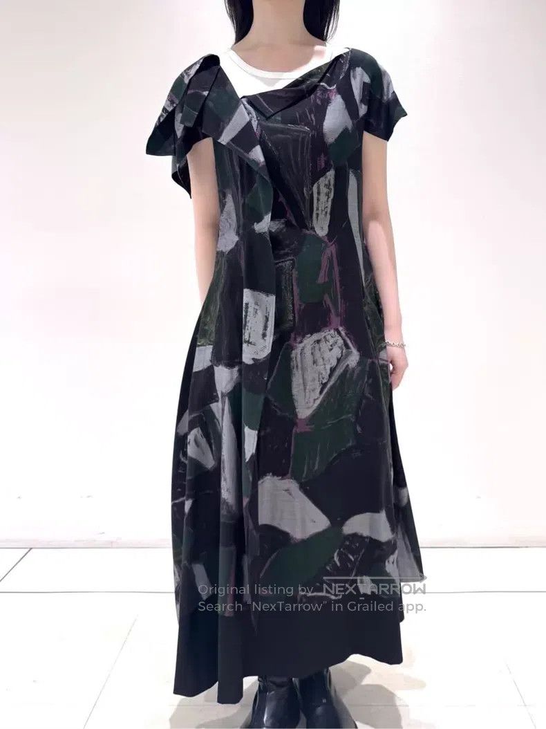 Yohji Yamamoto Yohji Yamamoto size 3 25ss Print Dress Size L / US 10 / IT 46 - 1 Thumbnail