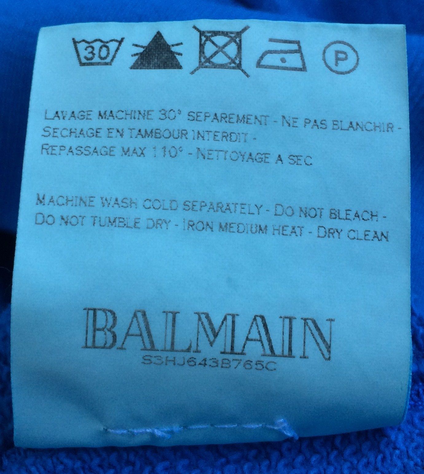 Balmain Balmain Side Zip Mainline Hoodie Size US XS / EU 42 / 0 - 11 Thumbnail