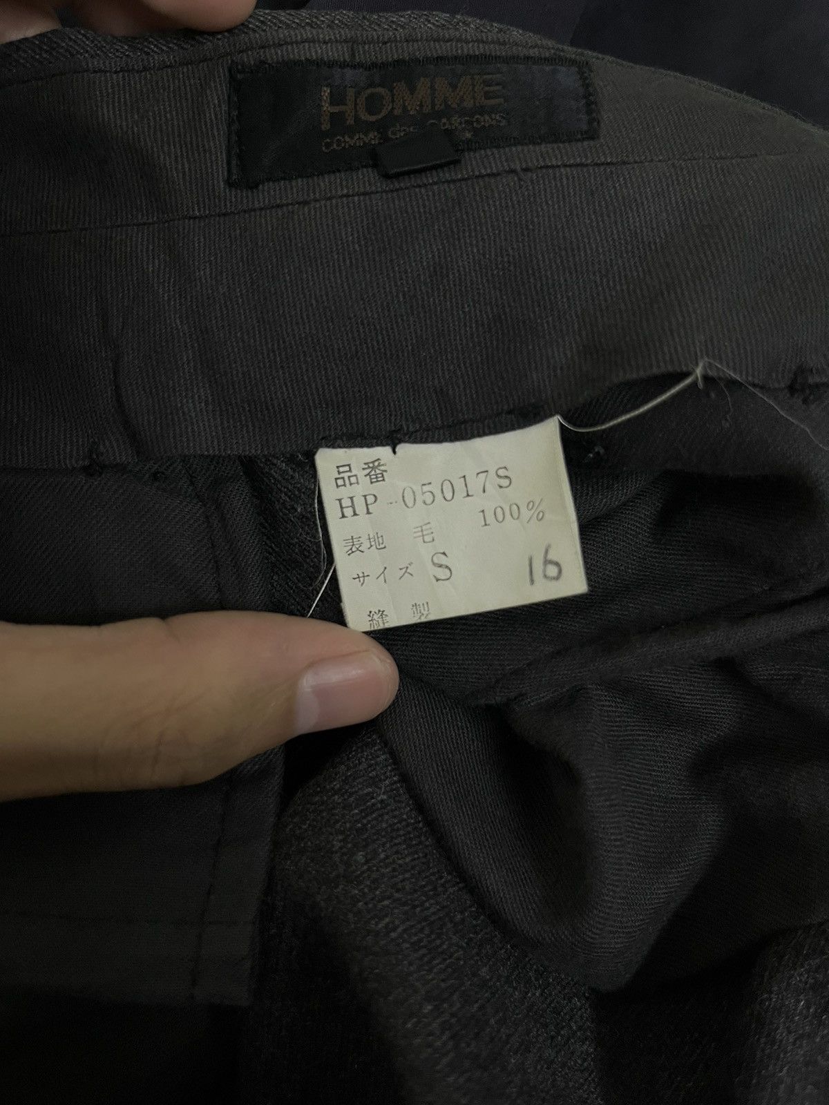 Comme des Garcons Homme Comme Des Garcons Homme Trousers Size US 30 / EU 46 - 5 Thumbnail
