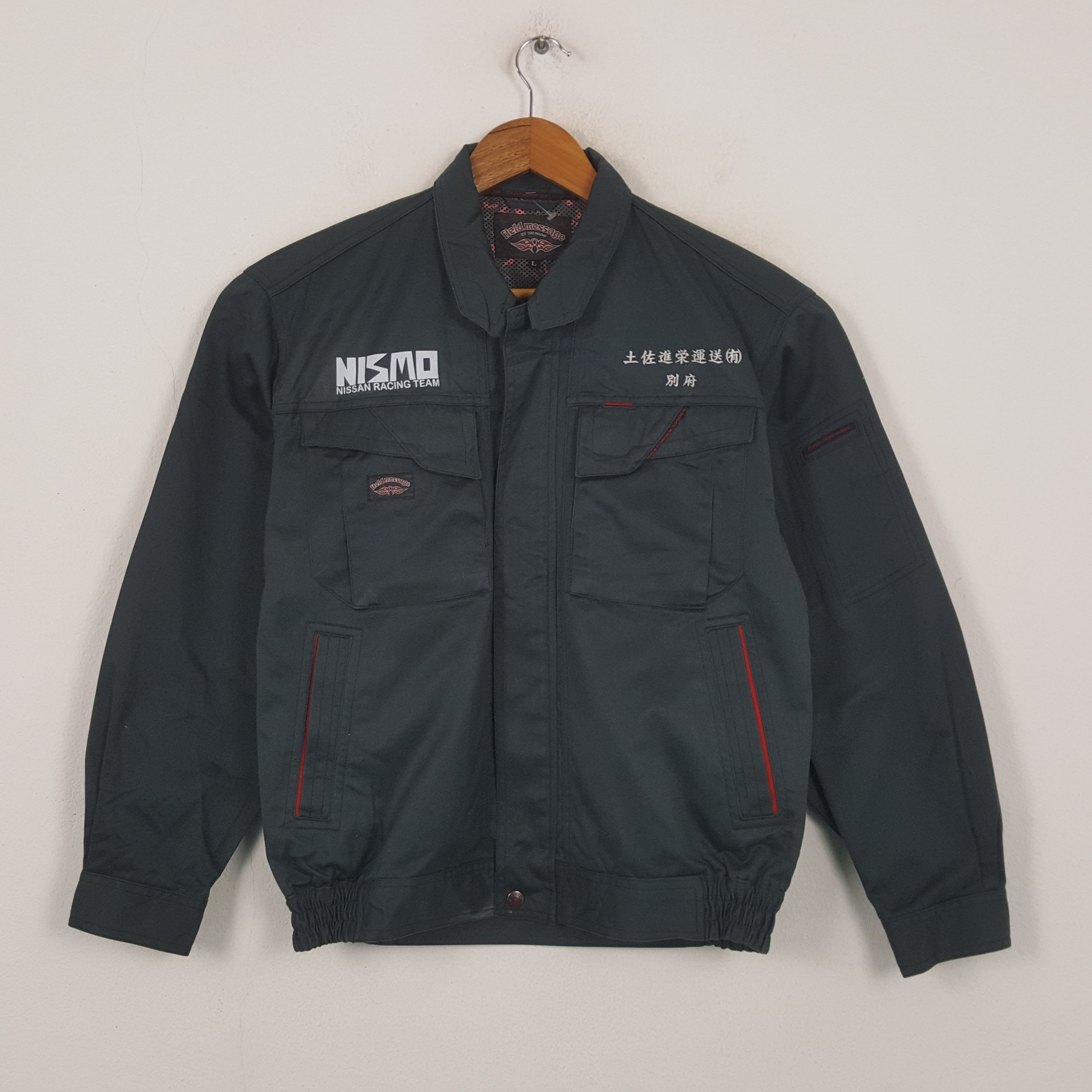 Vintage Vintage Nismo Nissan Japan Racing Team Custom Jacket RR5 Size US L / EU 52-54 / 3 - 3 Thumbnail