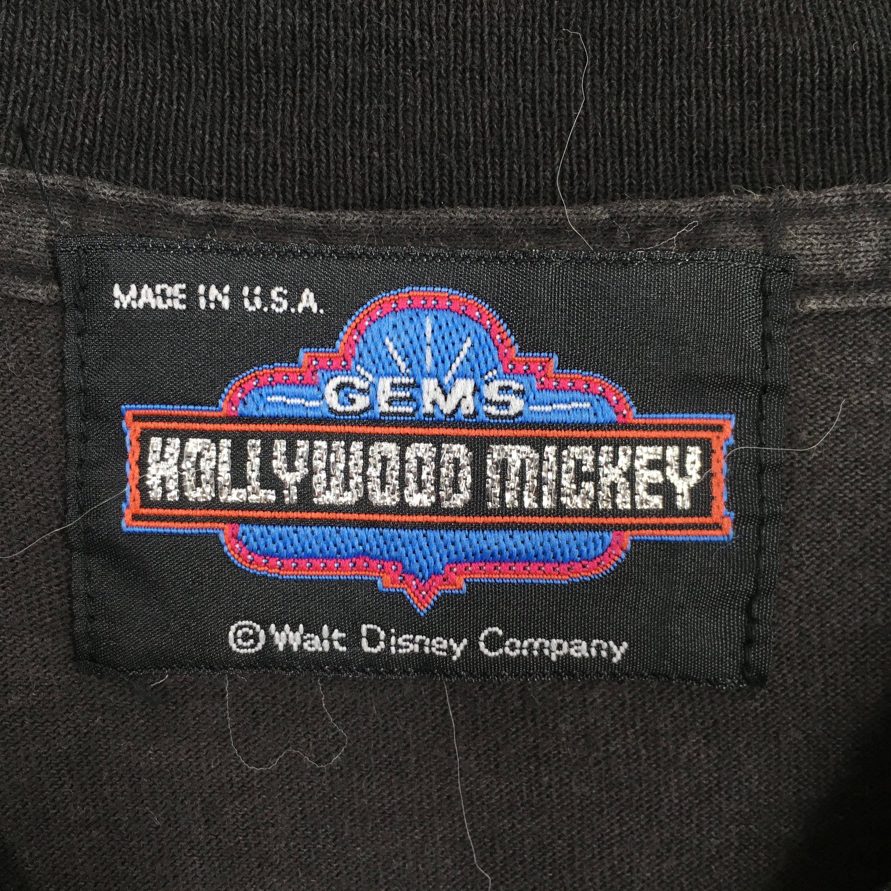 Disney Vintage 90's Mickey Mouse Disney Hollywood Tshirt Large Size US L / EU 52-54 / 3 - 5 Thumbnail
