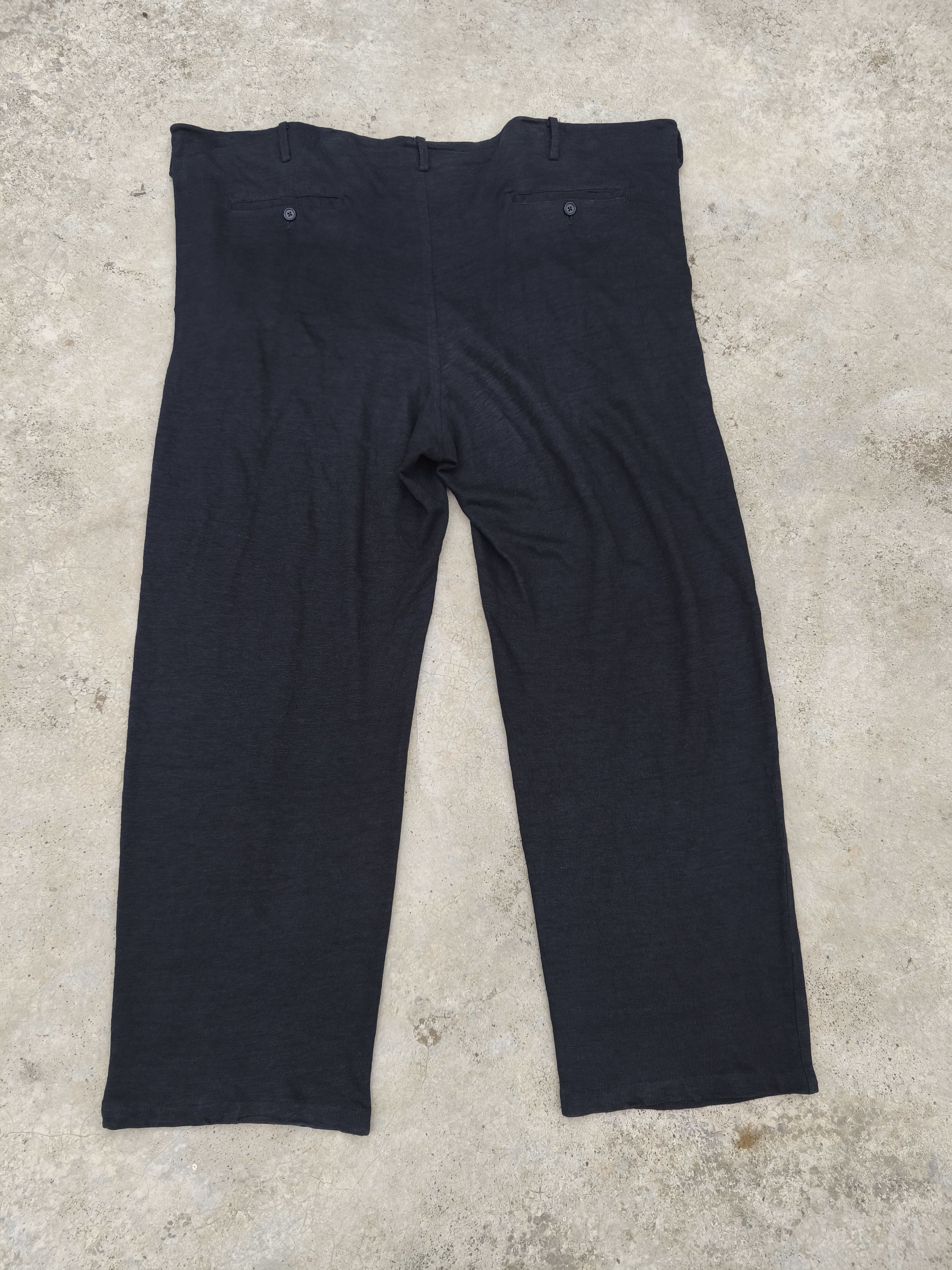 Yohji Yamamoto 🔥 Yohji Yamamoto Baggy pants Linen Drawstring 40'-46' Size Size US 38 / EU 54 - 6 Thumbnail