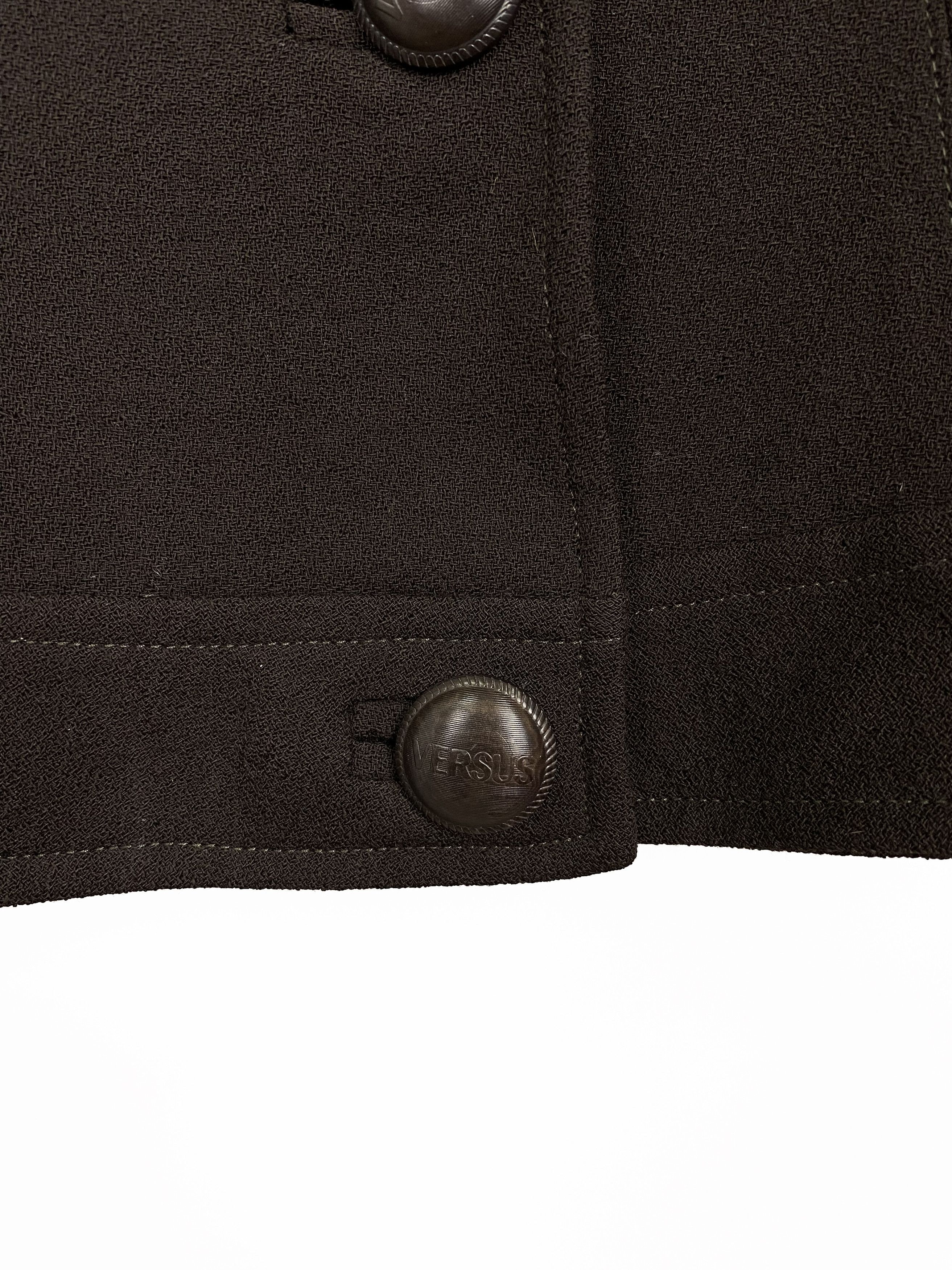 Versus Versace Vintage Gianni Versace Versus Lana Wool Blazer Women's Size XS / US 0-2 / IT 36-38 - 5 Thumbnail