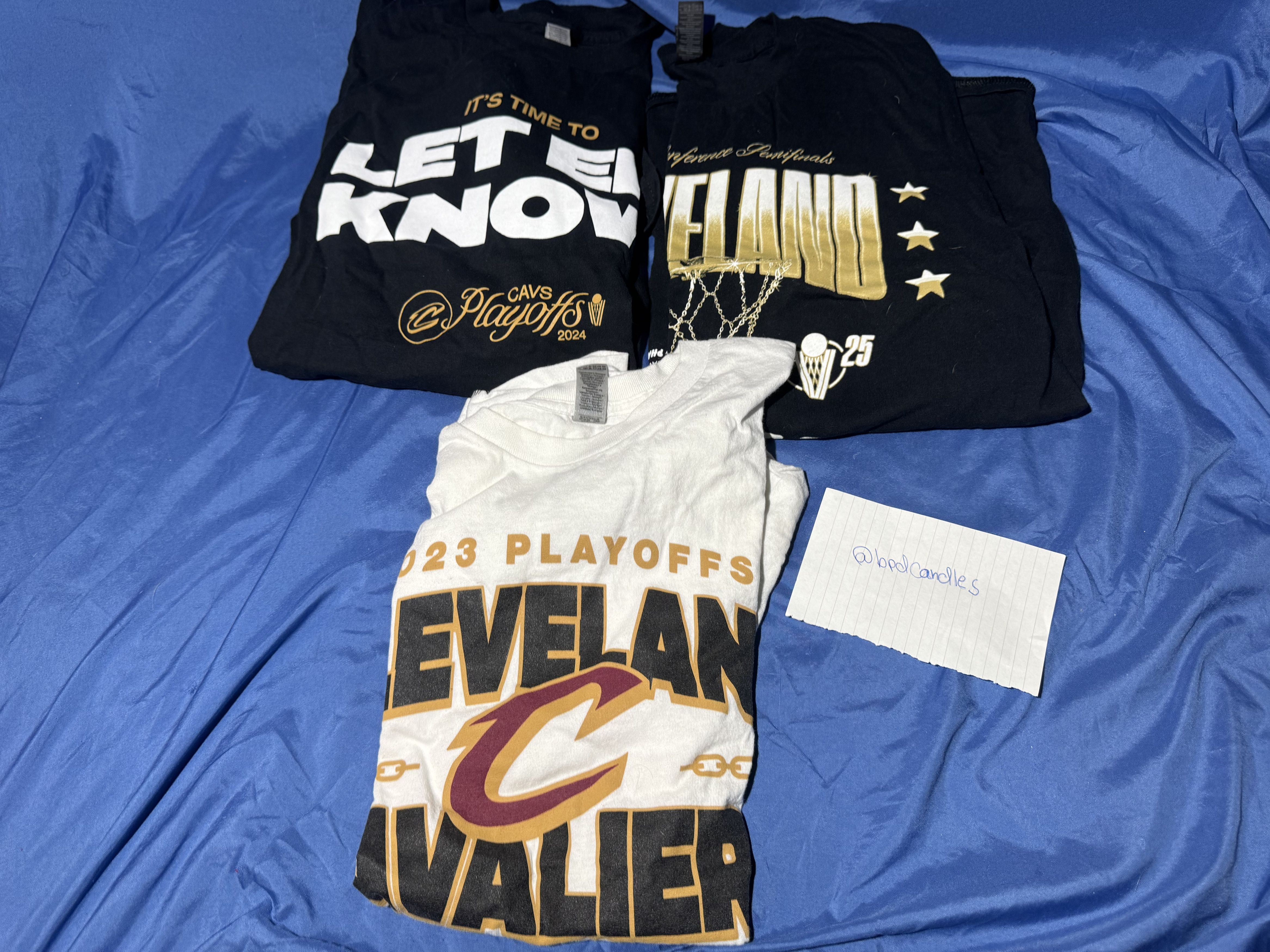 Other X3 23,24,25' Cleveland cavaliers playoff t-shirts size XL Size US XL / EU 56 / 4 - 3 Thumbnail