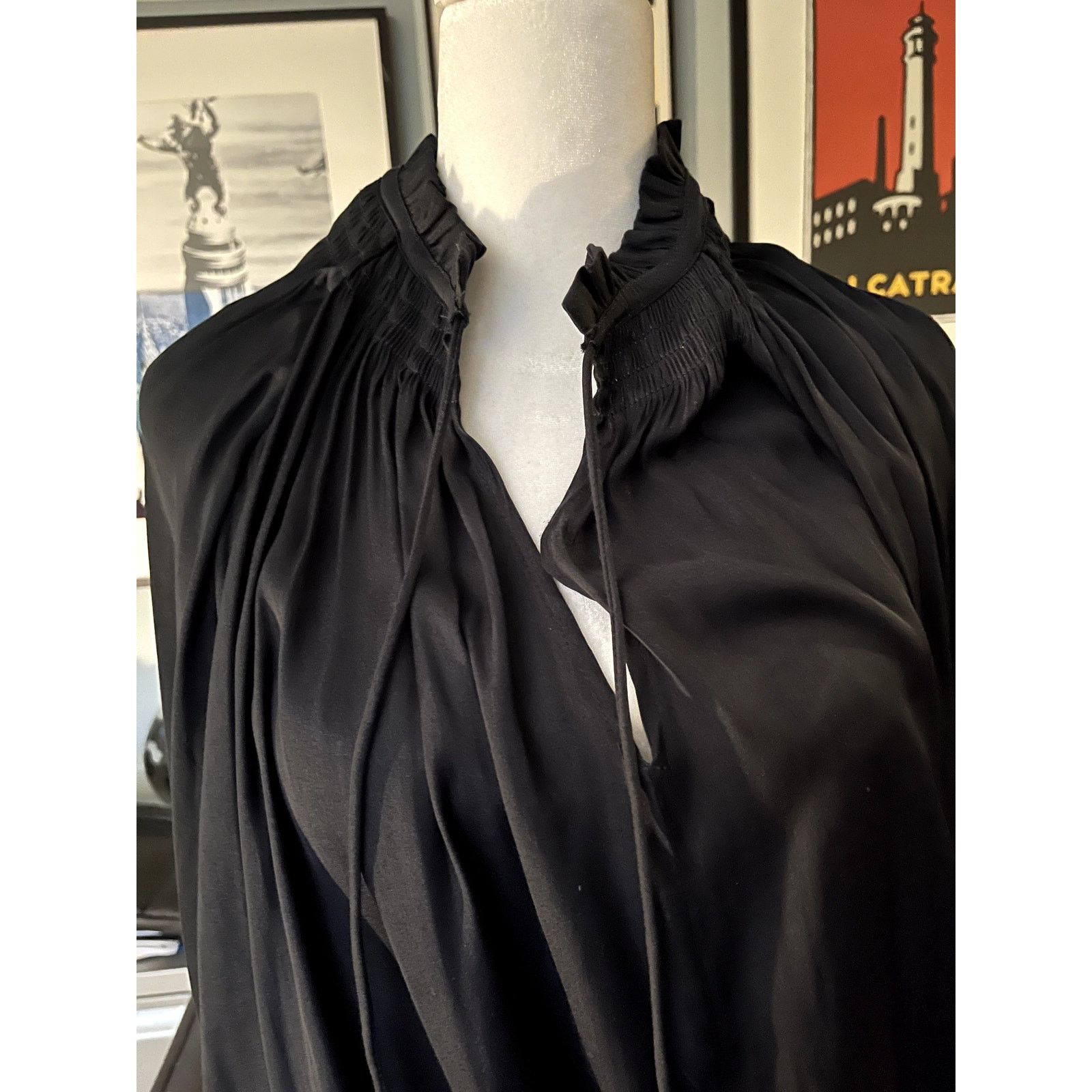 Other Azoe Beautiful Midnight Blue Ruffle Dress M Size M / US 6-8 / IT 42-44 - 2 Thumbnail