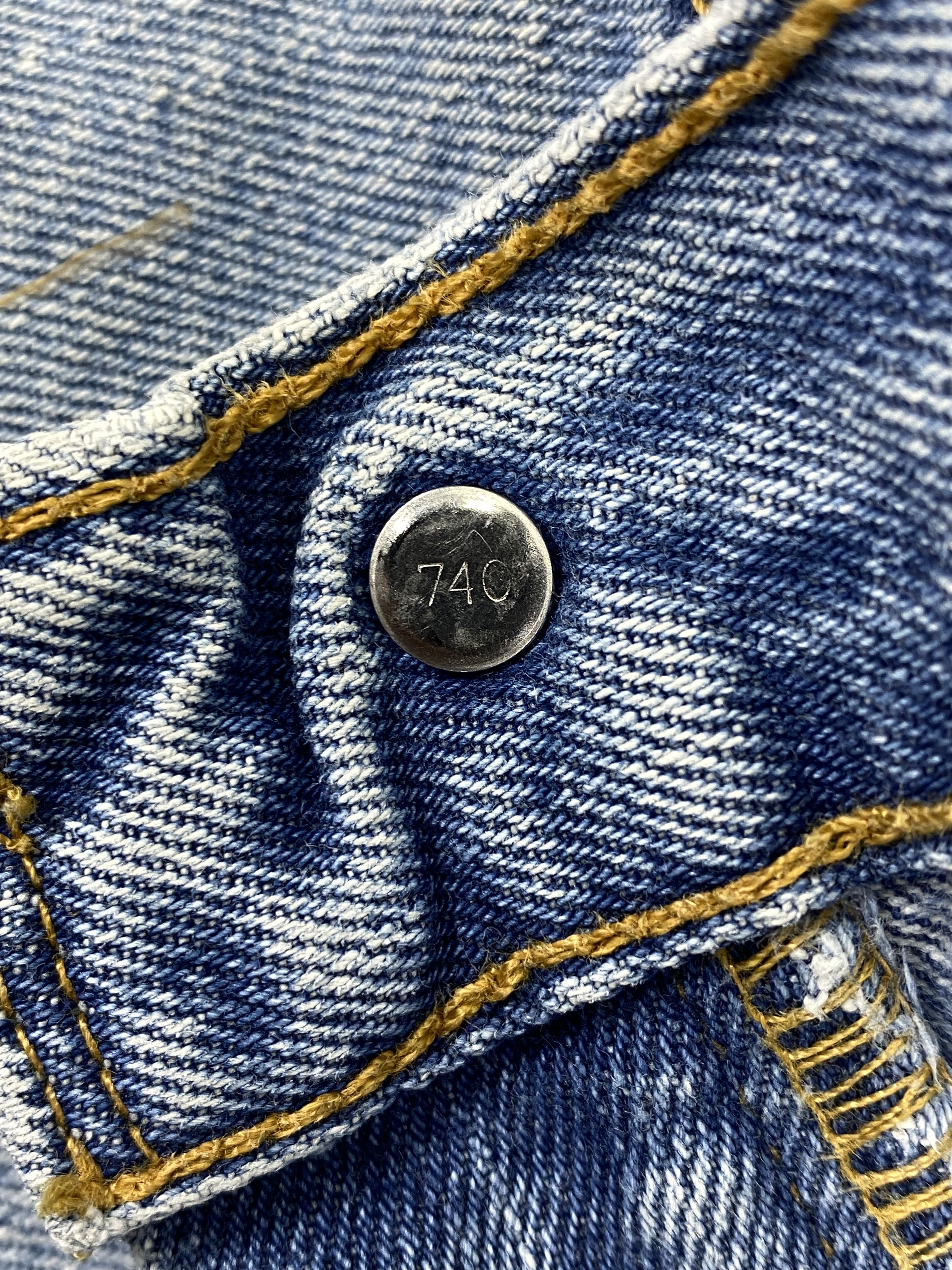 Levi's Light Blue Wash Vintage Levi's 505 37x31 Denim -JN1822 Size US 36 / EU 52 - 7 Thumbnail