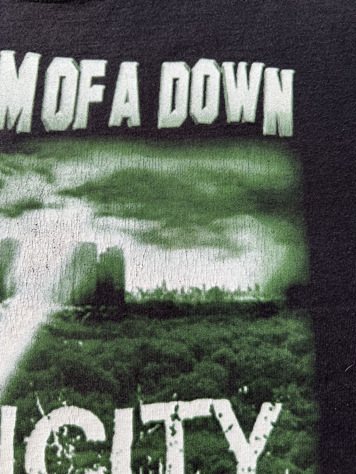Band Tees Vintage 2000s System of a Down Toxicity Black T-shirt Size US M / EU 48-50 / 2 - 6 Thumbnail