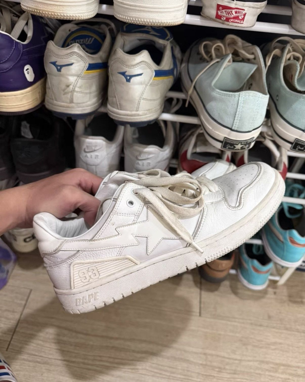Bape BAPE STA SK8 White Sneakers Size US 9 / EU 42 - 1 Thumbnail