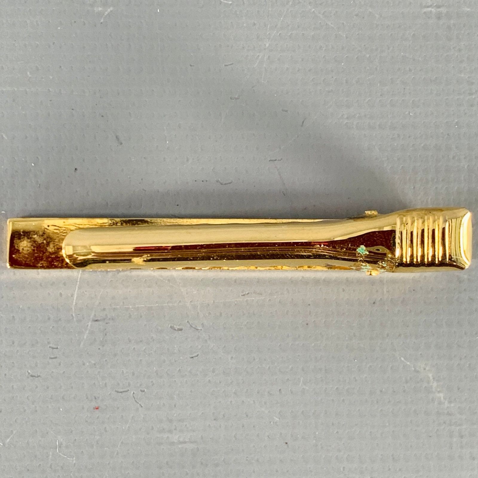 Dior CHRISTIAN DIOR Vintage Gold Silver Metal Tie Clip Size ONE SIZE - 2 Thumbnail