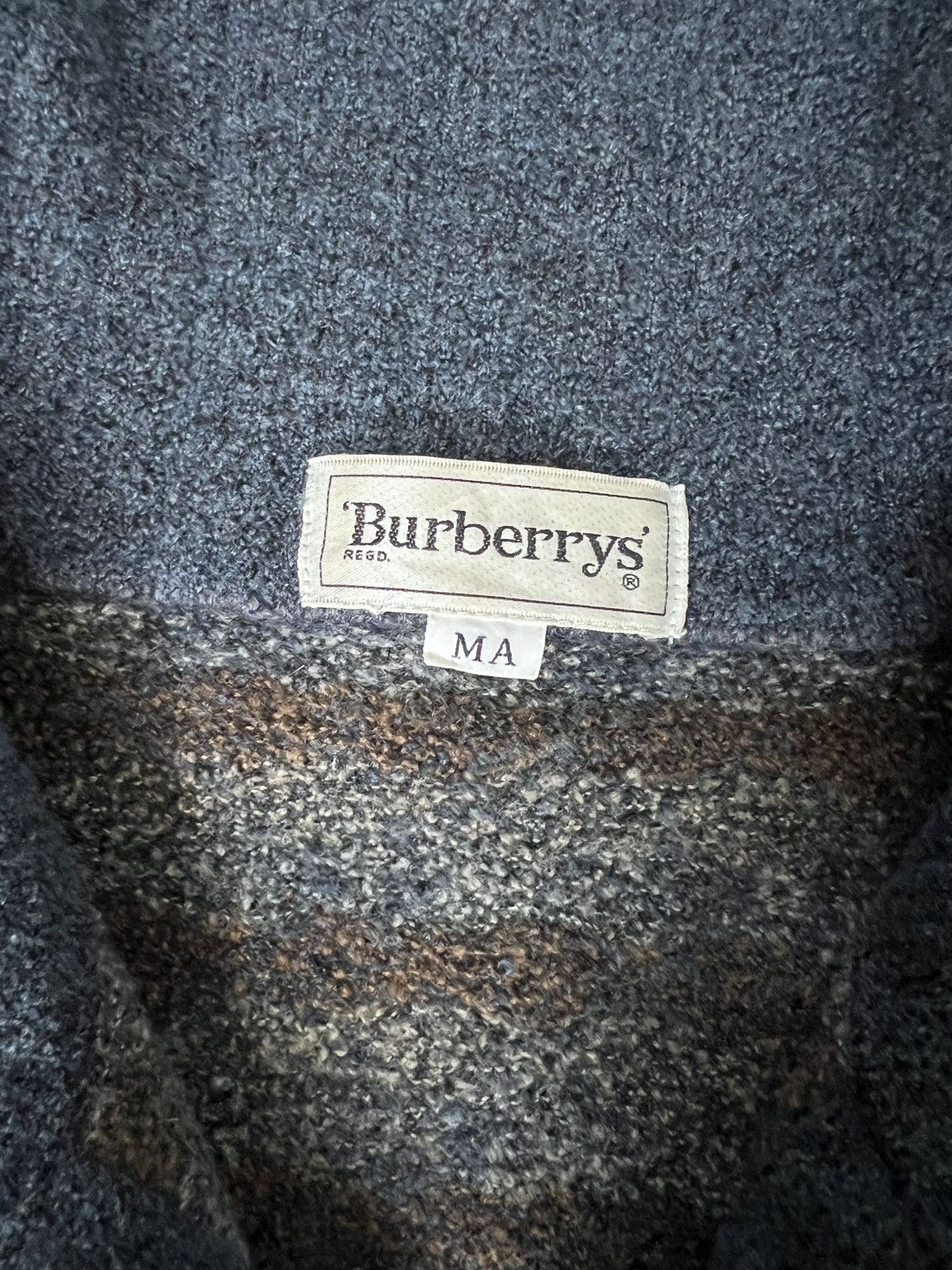 Burberry Burberrys Knitwear Wool Vintage Size US L / EU 52-54 / 3 - 6 Thumbnail