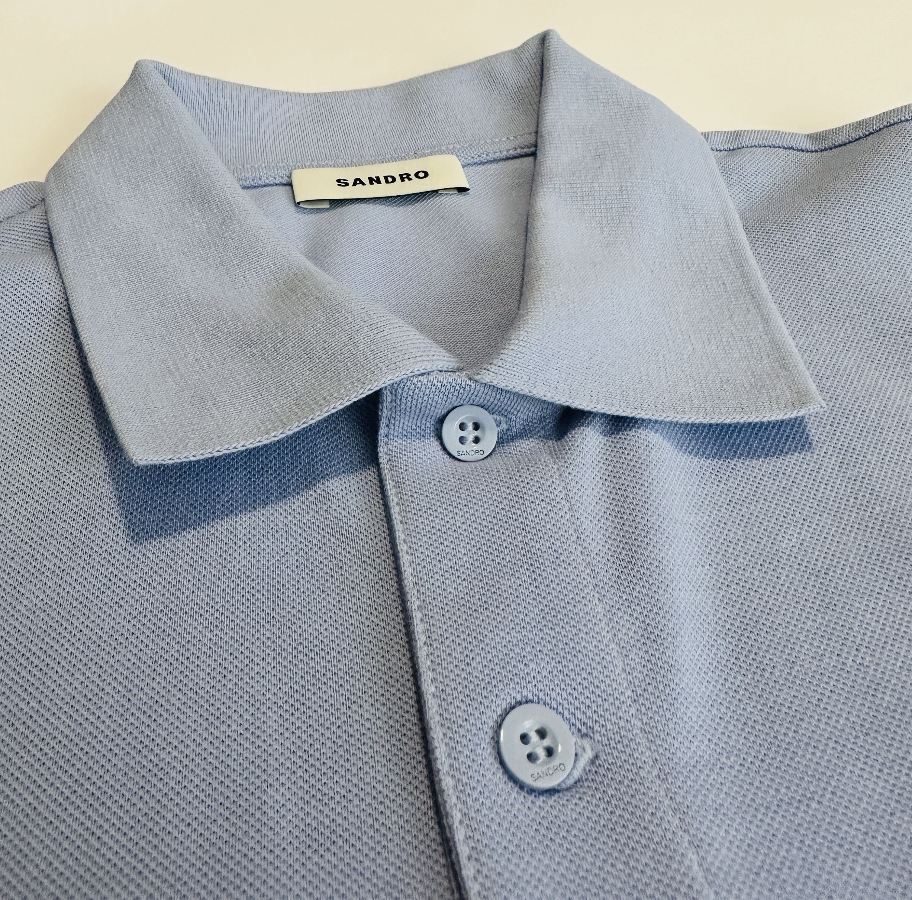 Sandro Blue polo t-shirt Size US M / EU 48-50 / 2 - 3 Thumbnail
