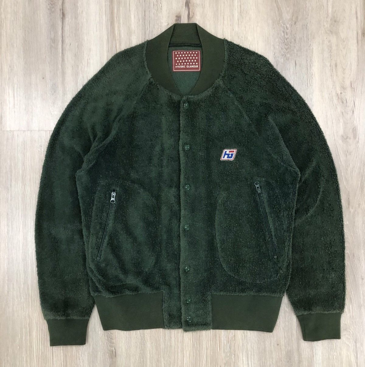 Hysteric Glamour Hysteric Glamour HG Towel Fabric Bomber Jacket Size US L / EU 52-54 / 3 - 11 Thumbnail