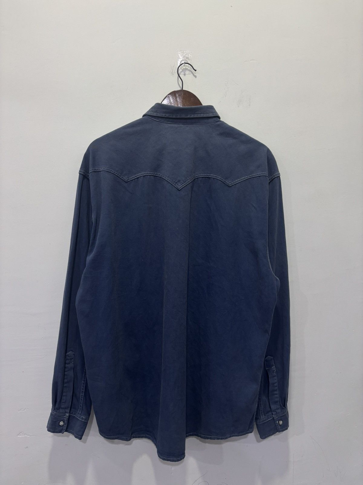 Levi's Levis Denim Snap On Button Shirt Size US L / EU 52-54 / 3 - 2 Thumbnail