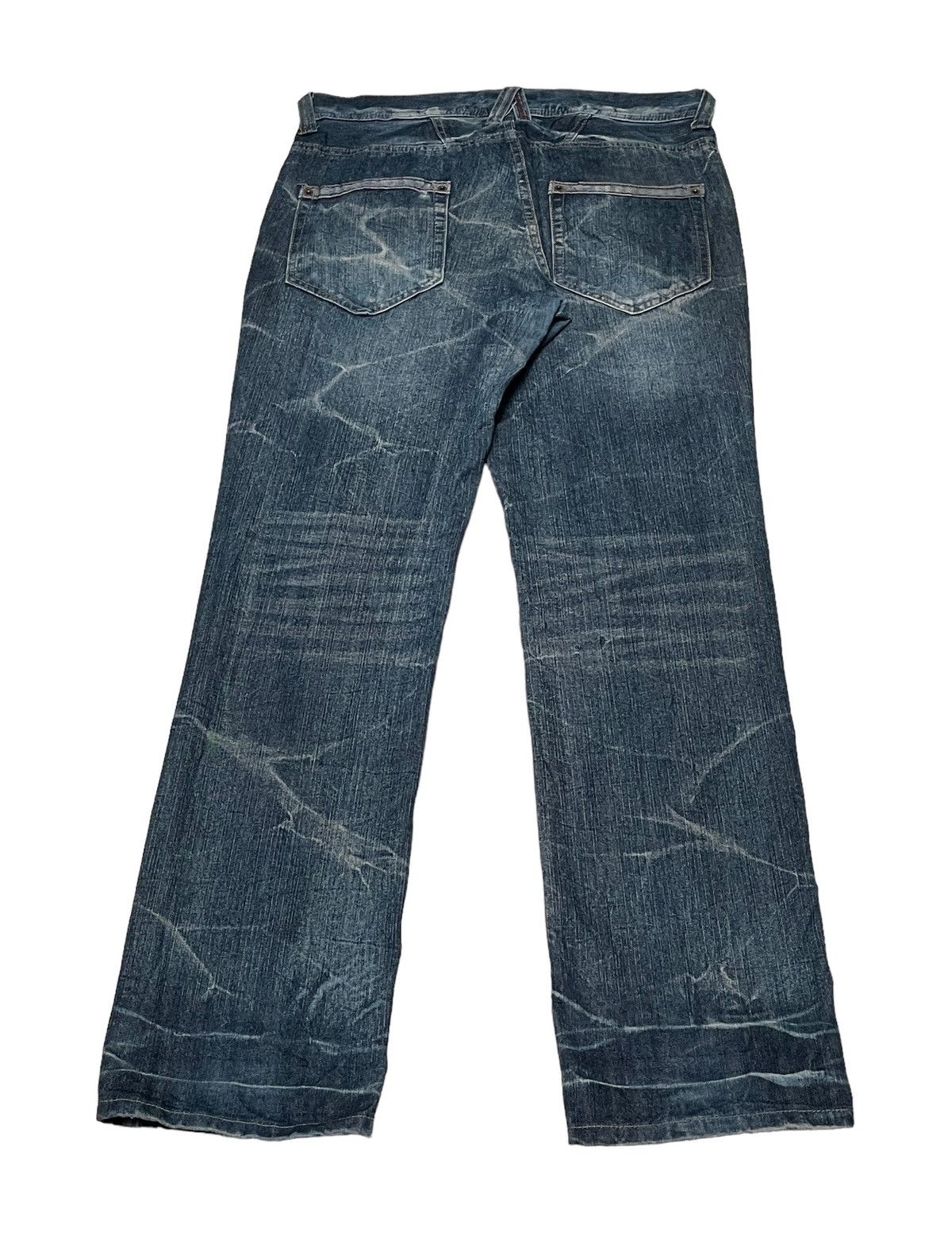 Japanese Brand × Vintage Vintage Japanese Brand Superubis Flared Jeans 2000s Size US 35 - 2 Thumbnail