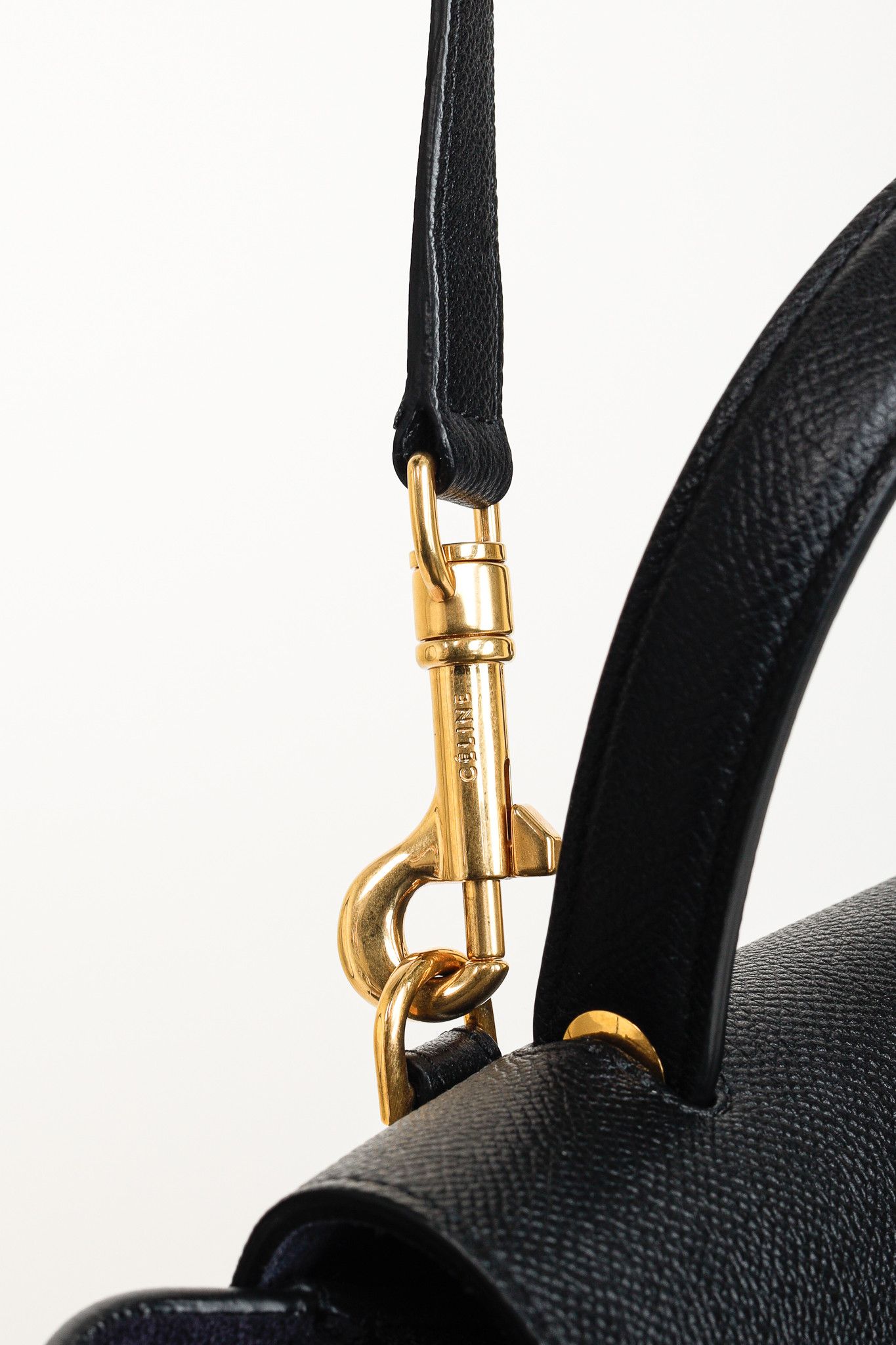 Celine Celine Mini Belt Bag in Black Grained Calfskin Size ONE SIZE - 7 Thumbnail