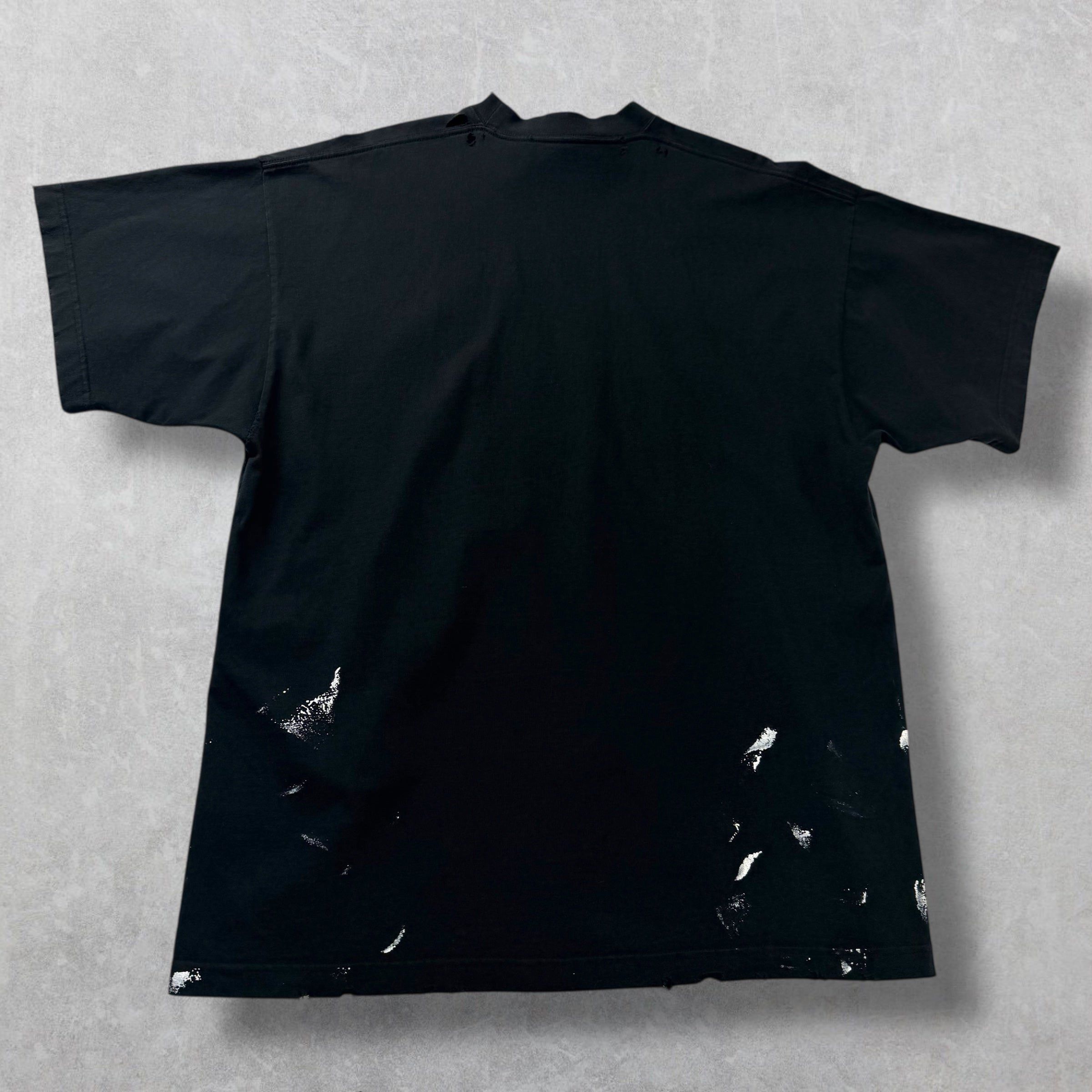 Balenciaga Balenciaga Metal Paint Black Tee 1 (L) Size US L / EU 52-54 / 3 - 2 Thumbnail