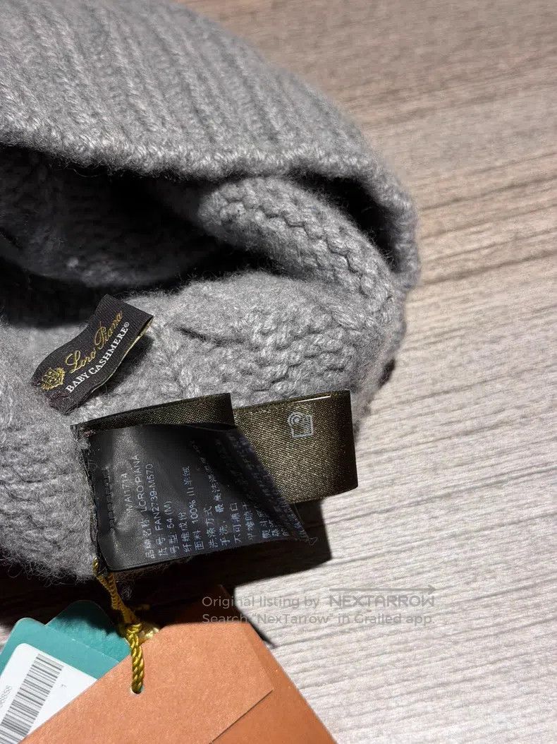 Loro Piana Loro Piana size 54 Cashmere Knit Beanie Size ONE SIZE - 5 Thumbnail