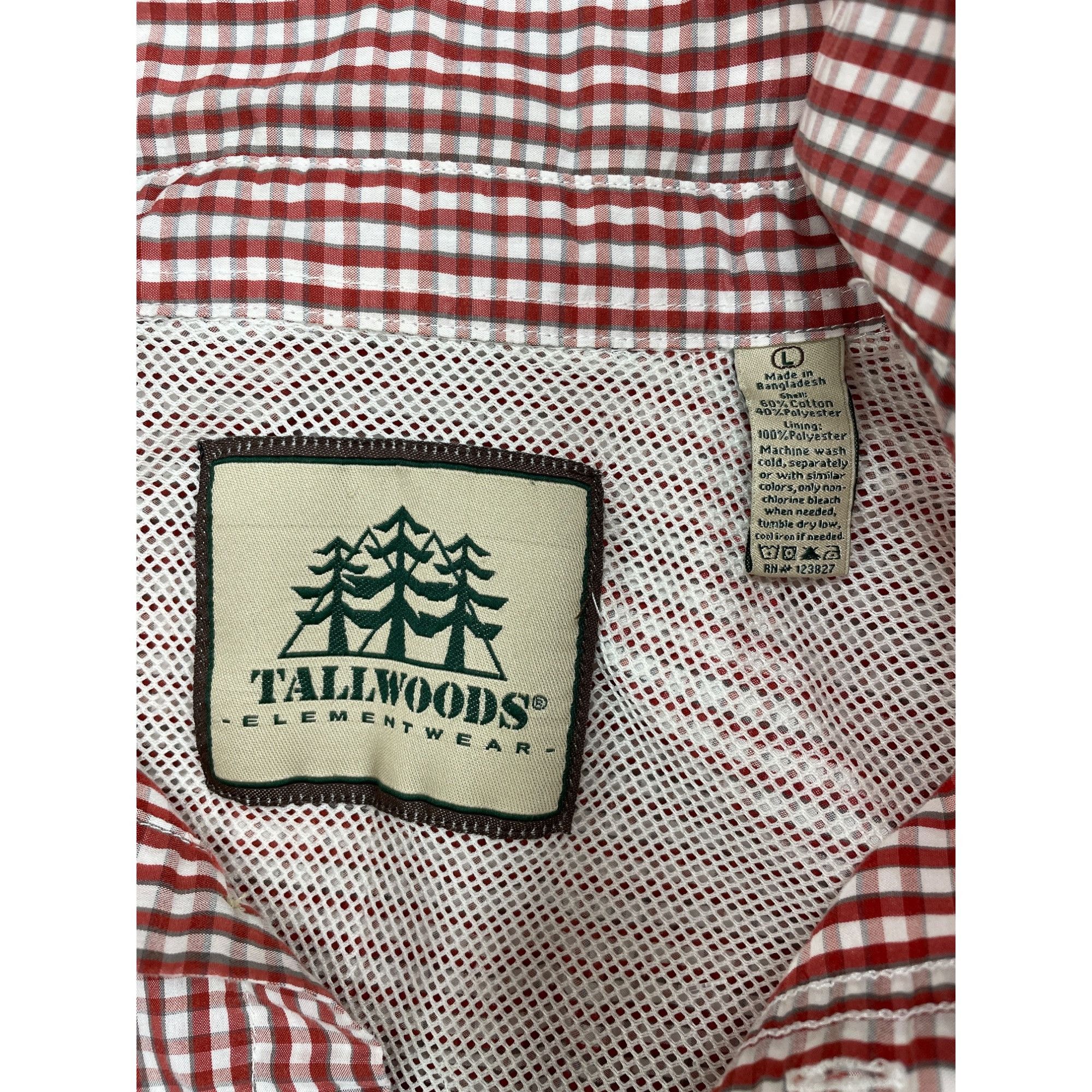 Other Tallwoods Element Wear Men's Red Plaid Fishing Shirt Size L Size US L / EU 52-54 / 3 - 3 Thumbnail