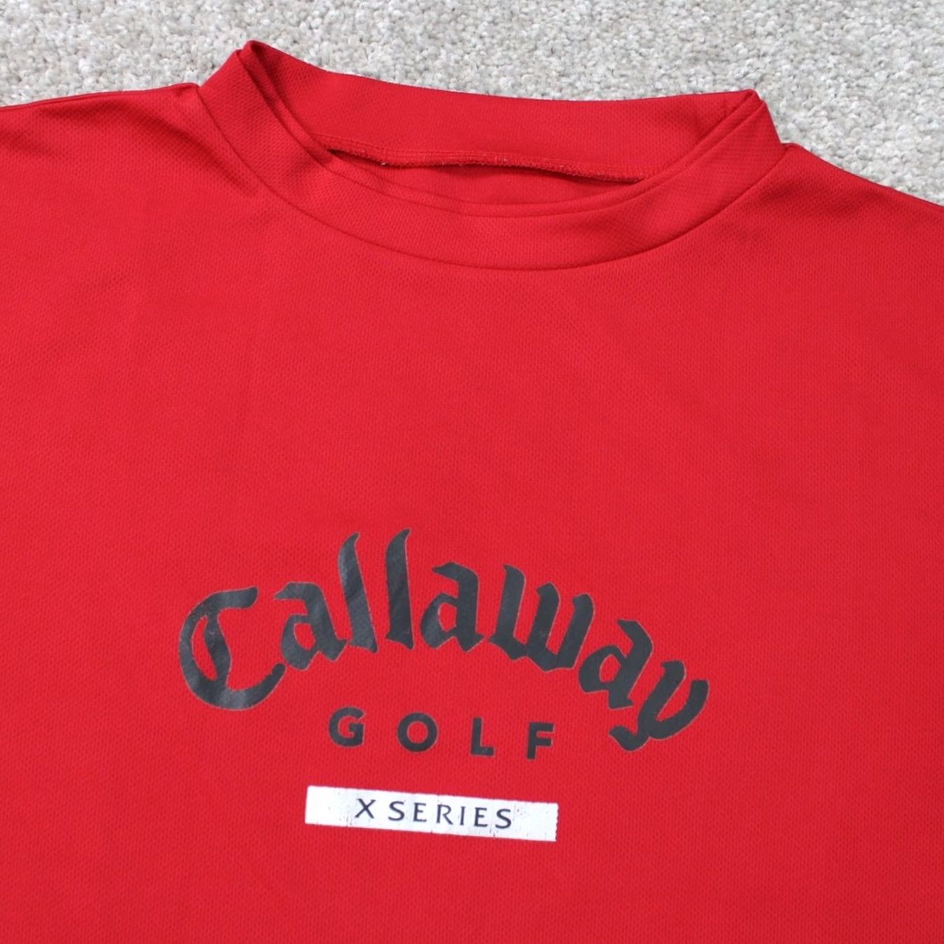 Callaway Callaway X-Series Shirt Mens Large Red 100% Polyester Long Sleeve Pullover Size US L / EU 52-54 / 3 - 5 Thumbnail
