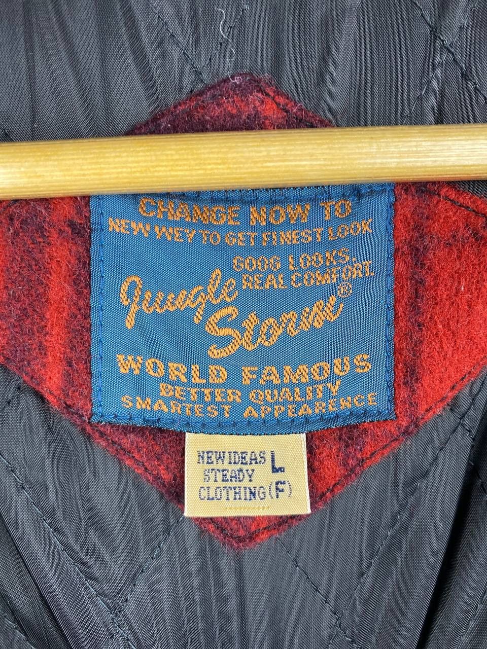 Japanese Brand jungle storm wool jacket quilted lining nice design Size US L / EU 52-54 / 3 - 7 Thumbnail
