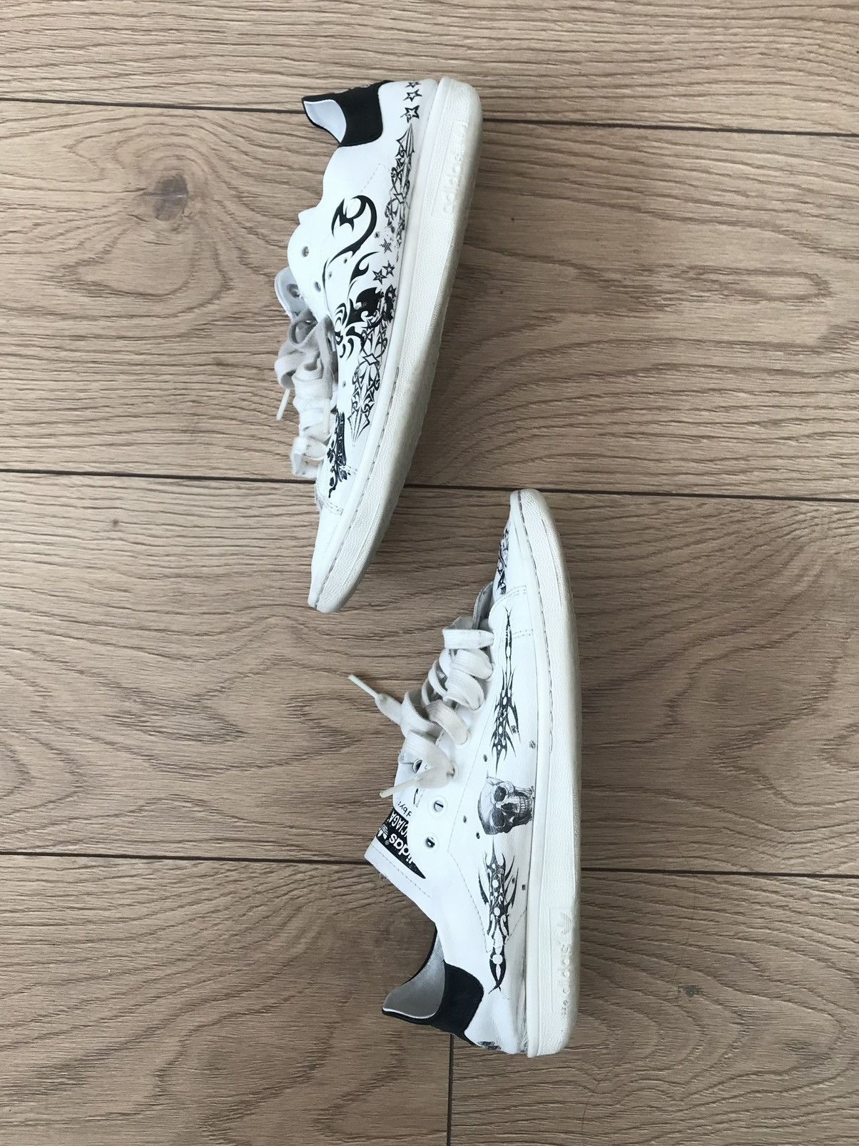 Balenciaga Balenciaga Stan Smiths temporary tattooed Size US 7 / EU 40 - 4 Thumbnail