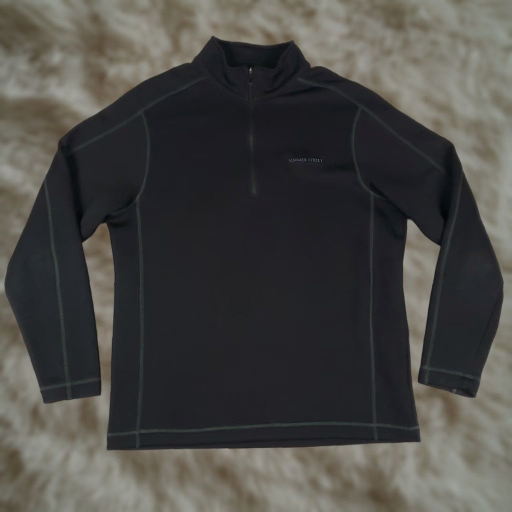 Nike Nike Sweatshirt Mens Large Black Therma-Fit 1/4 Zip Pullover Swoosh Logo Mock Neck Knit Polyester Regular T-Shirt? Size US L / EU 52-54 / 3 - 1 Thumbnail