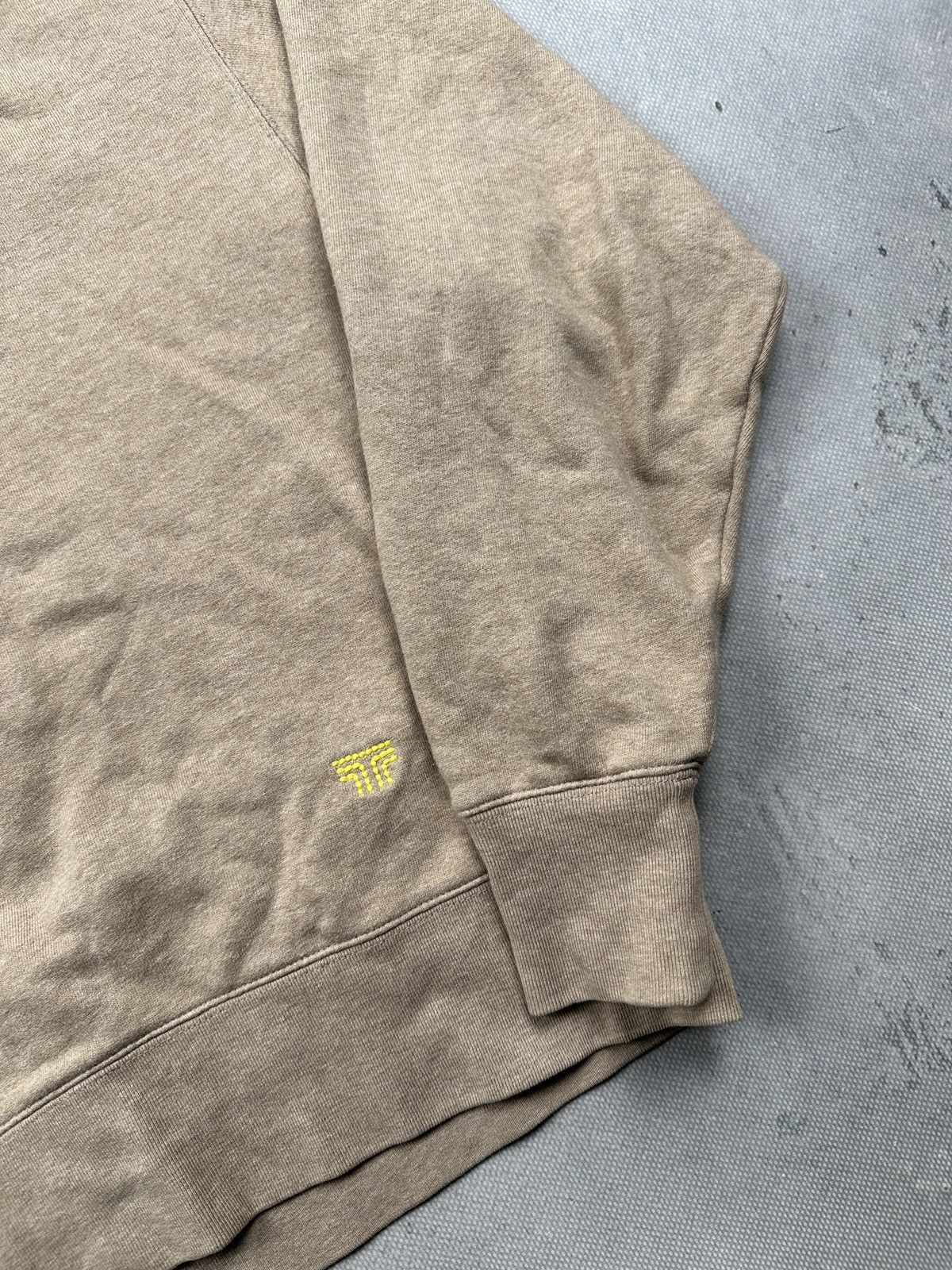 Tory Burch Tory Burch Sport Minimalist Beige Cropped Hoodie Athleisure Size S / US 4 / IT 40 - 6 Thumbnail