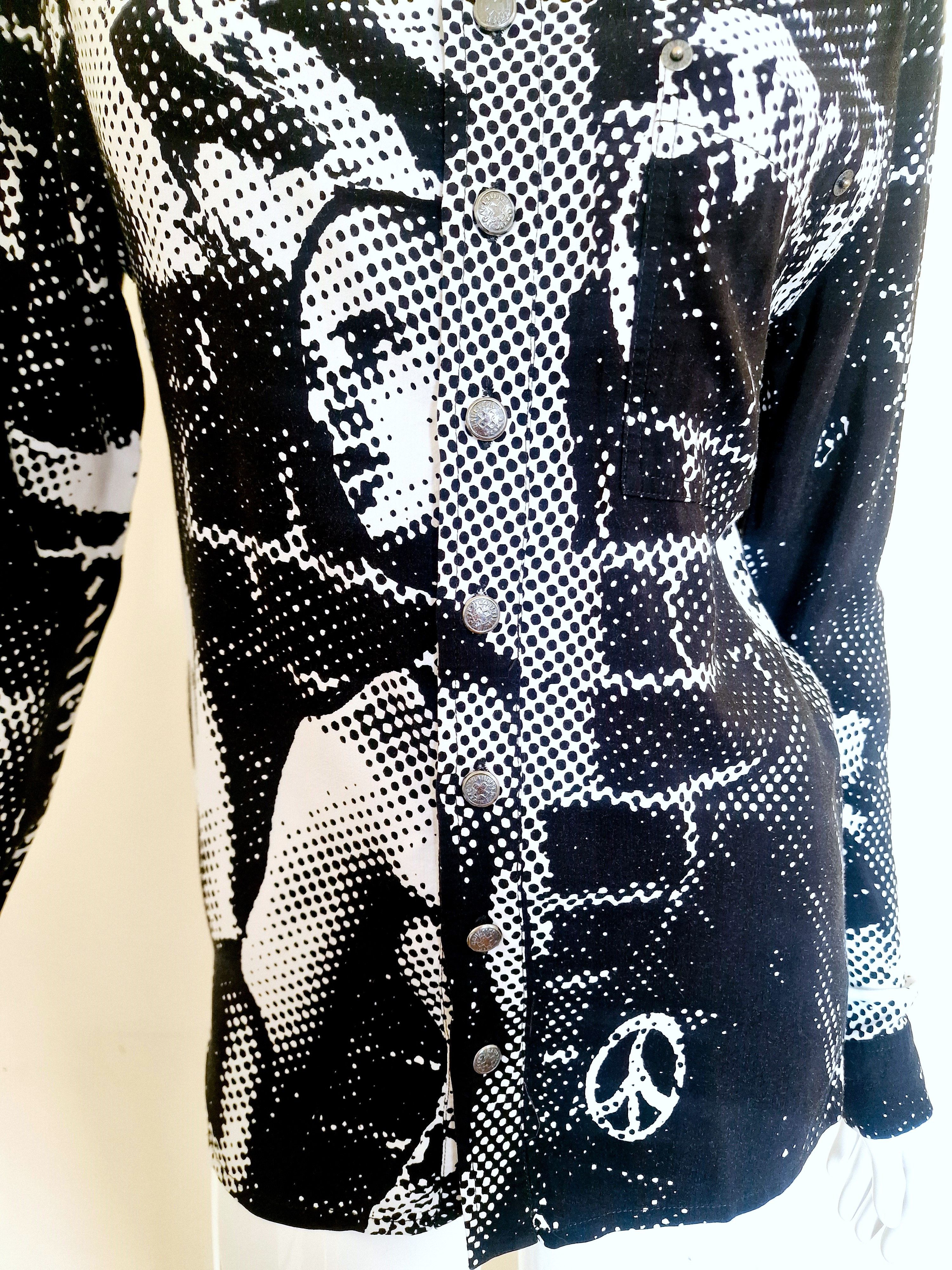 Jean Paul Gaultier Jean Paul Gaultier Fight Against Racism A/W 1997 Top Shirt Size S / US 4 / IT 40 - 5 Thumbnail