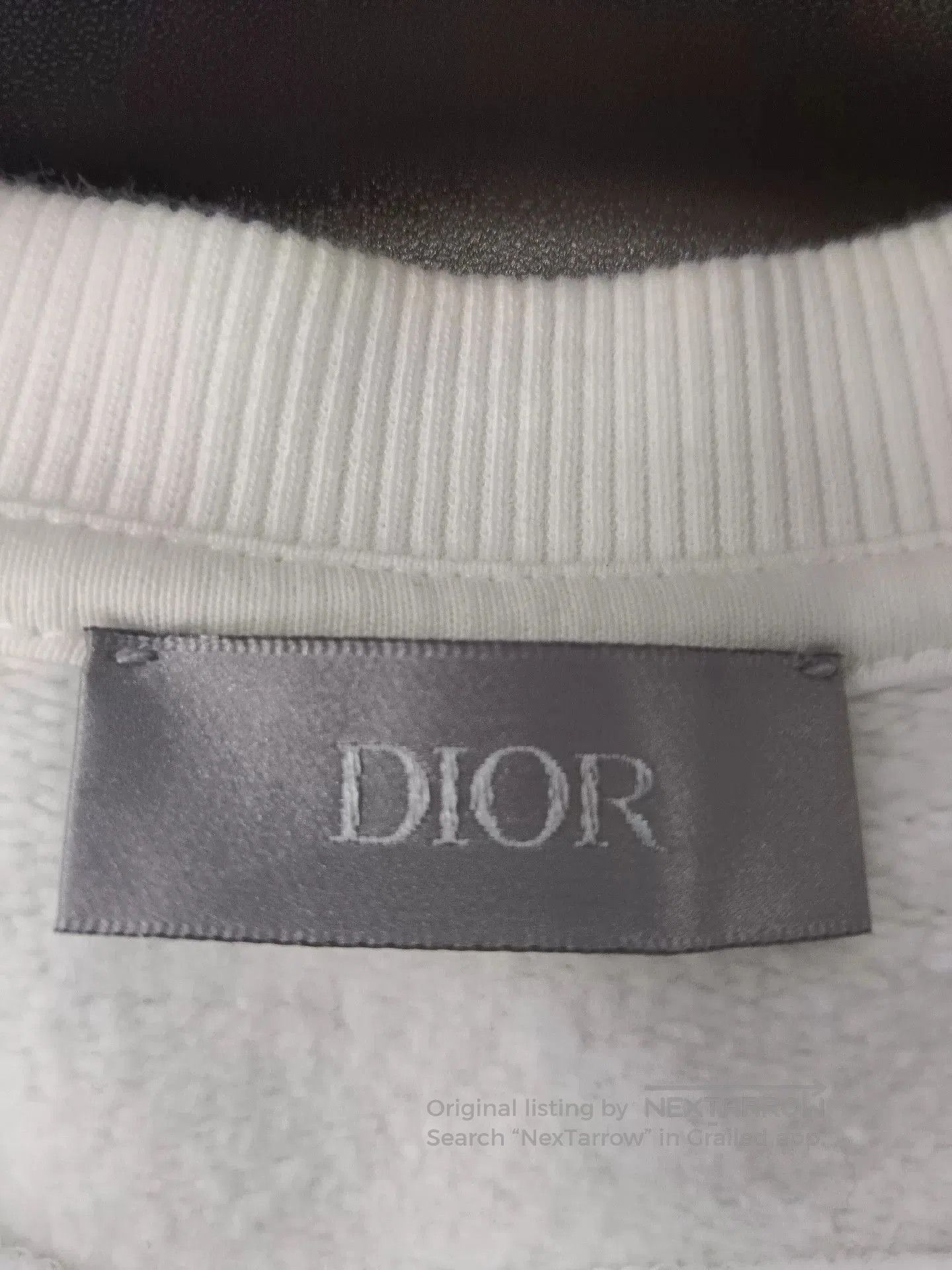 Dior classic dior logo print sweatshirt in white. Size US S / EU 44-46 / 1 - 3 Thumbnail