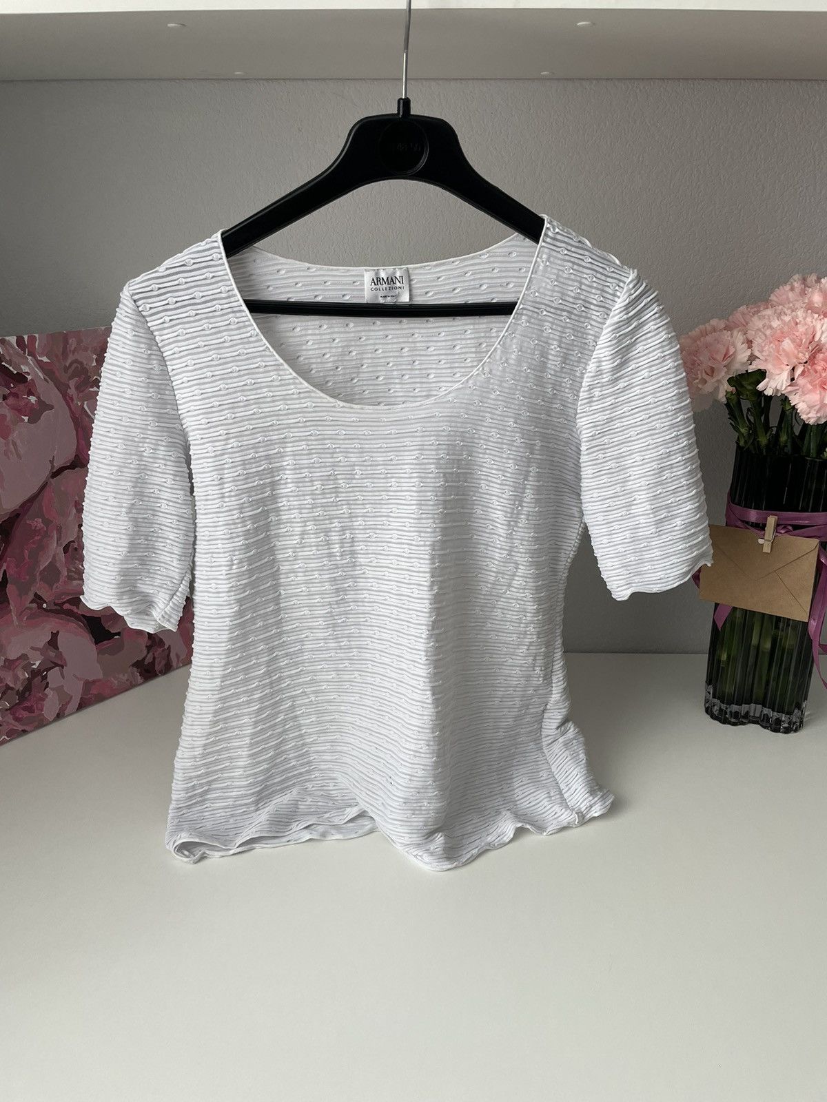 Armani × Armani Collezioni Armani Collezioni Italy Collection Female Long Sleeve Shirt Size S / US 4 / IT 40 - 1 Thumbnail