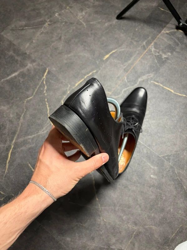 Paraboot Paraboot Black Leather Suit Boots Shoes Elegant Size US 9 / EU 42 - 5 Thumbnail