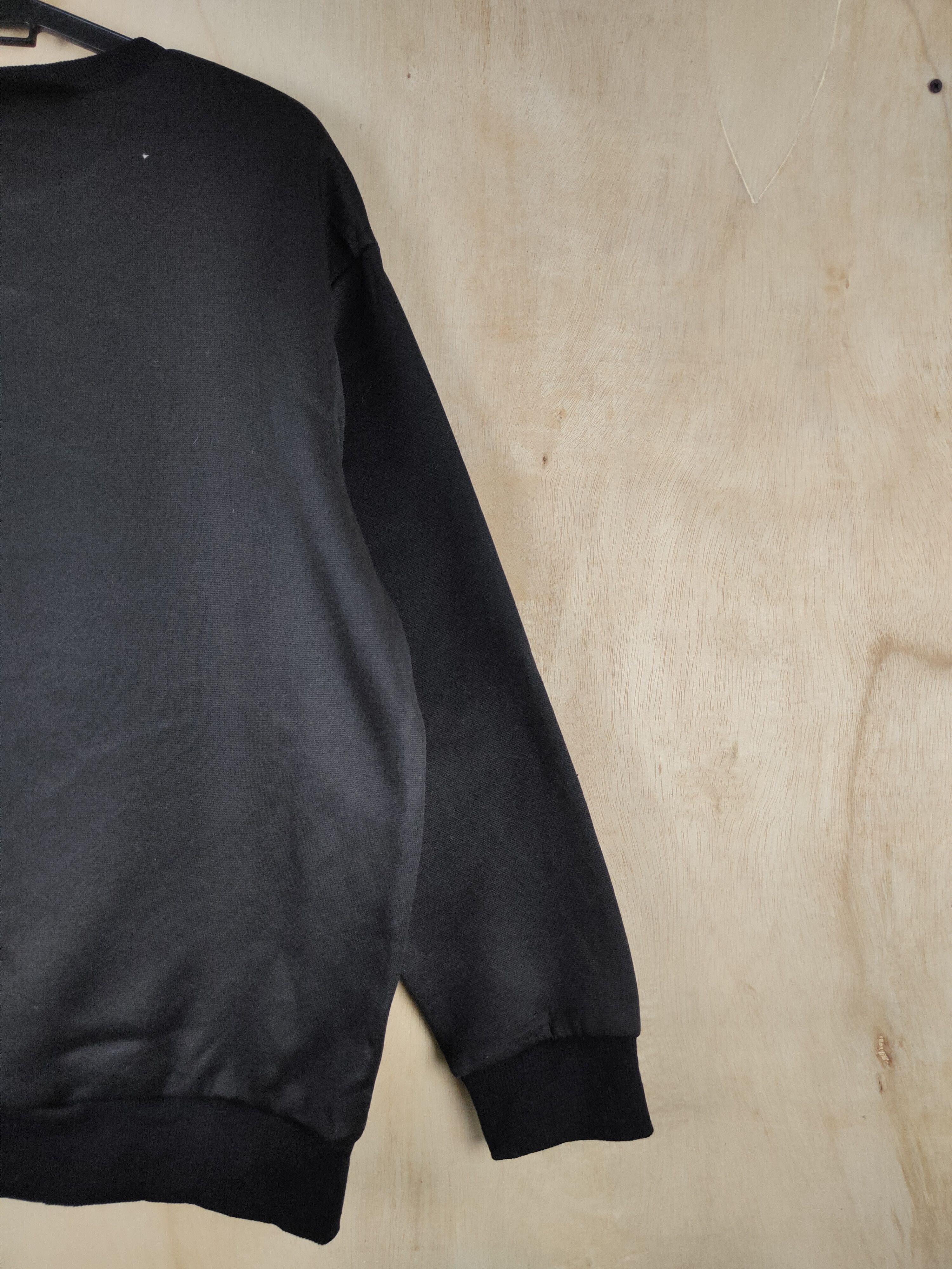 Japanese Brand × Vintage Shein Black Sweatshirts #S2557 Size US L / EU 52-54 / 3 - 9 Thumbnail