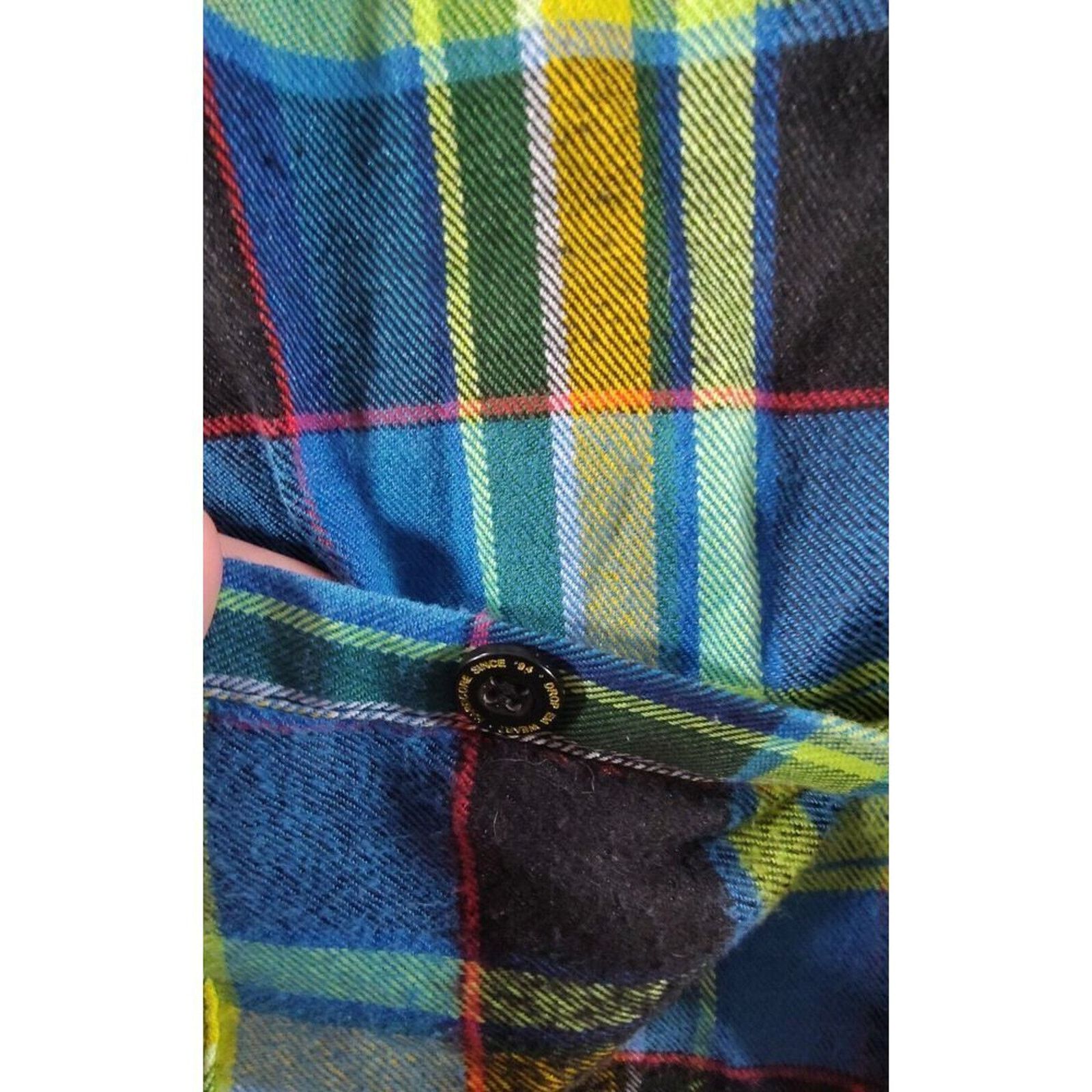 Drop Dead Drop Em Mens X Large "The Underdog" Low Rider Truck Flannel Size US XL / EU 56 / 4 - 13 Thumbnail