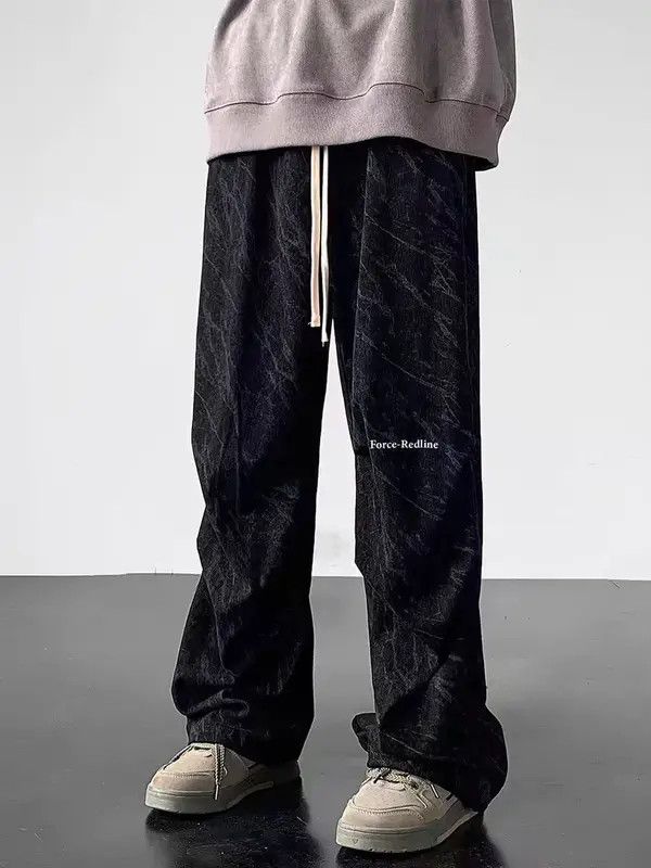 VIBE Black High Street Vintage Loose Casual Pants Size US 32 / EU 48 - 1 Thumbnail