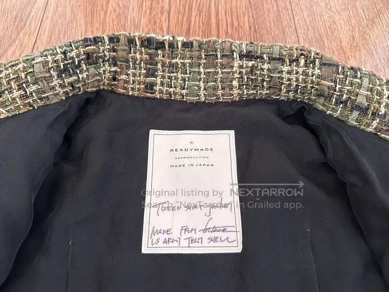READYMADE READYMADE Tweed Shirt Jacket. Size US L / EU 52-54 / 3 - 4 Thumbnail