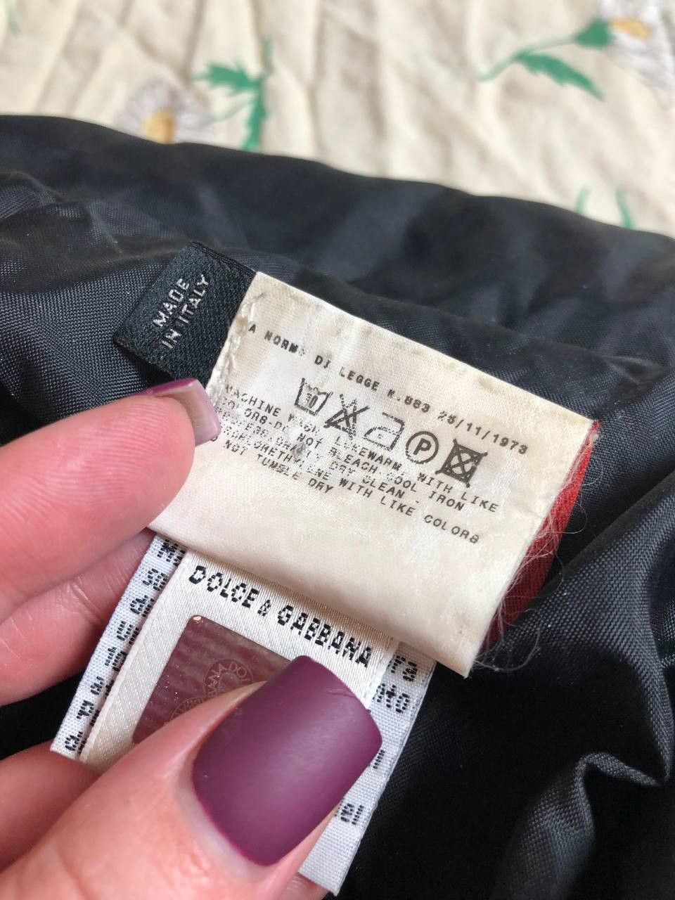 Dolce&Gabbana D&G Jacket Vintage Autumn winter Luxury Used
