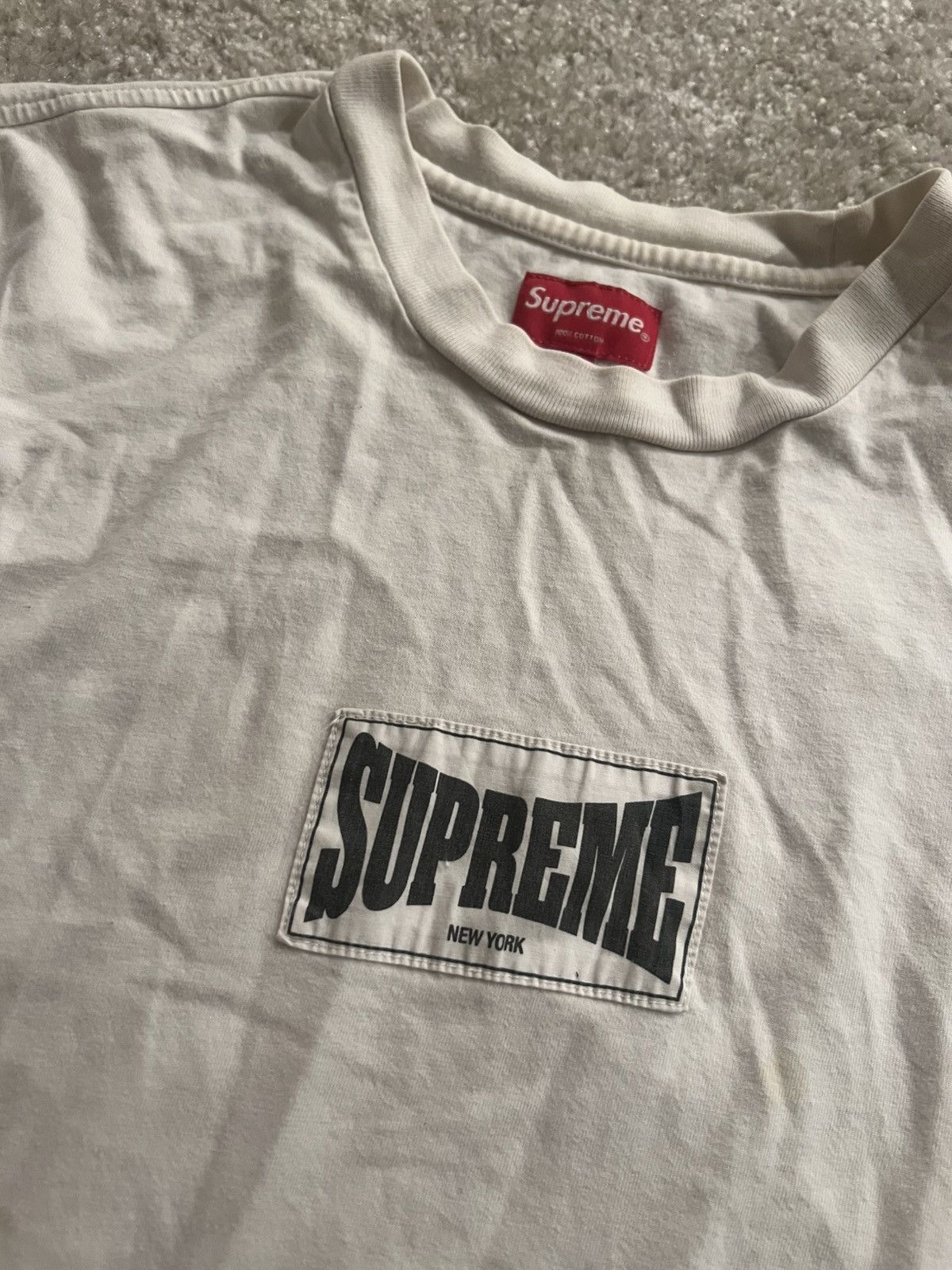 Supreme FW20 Supreme Woven Label Size US L / EU 52-54 / 3 - 2 Thumbnail